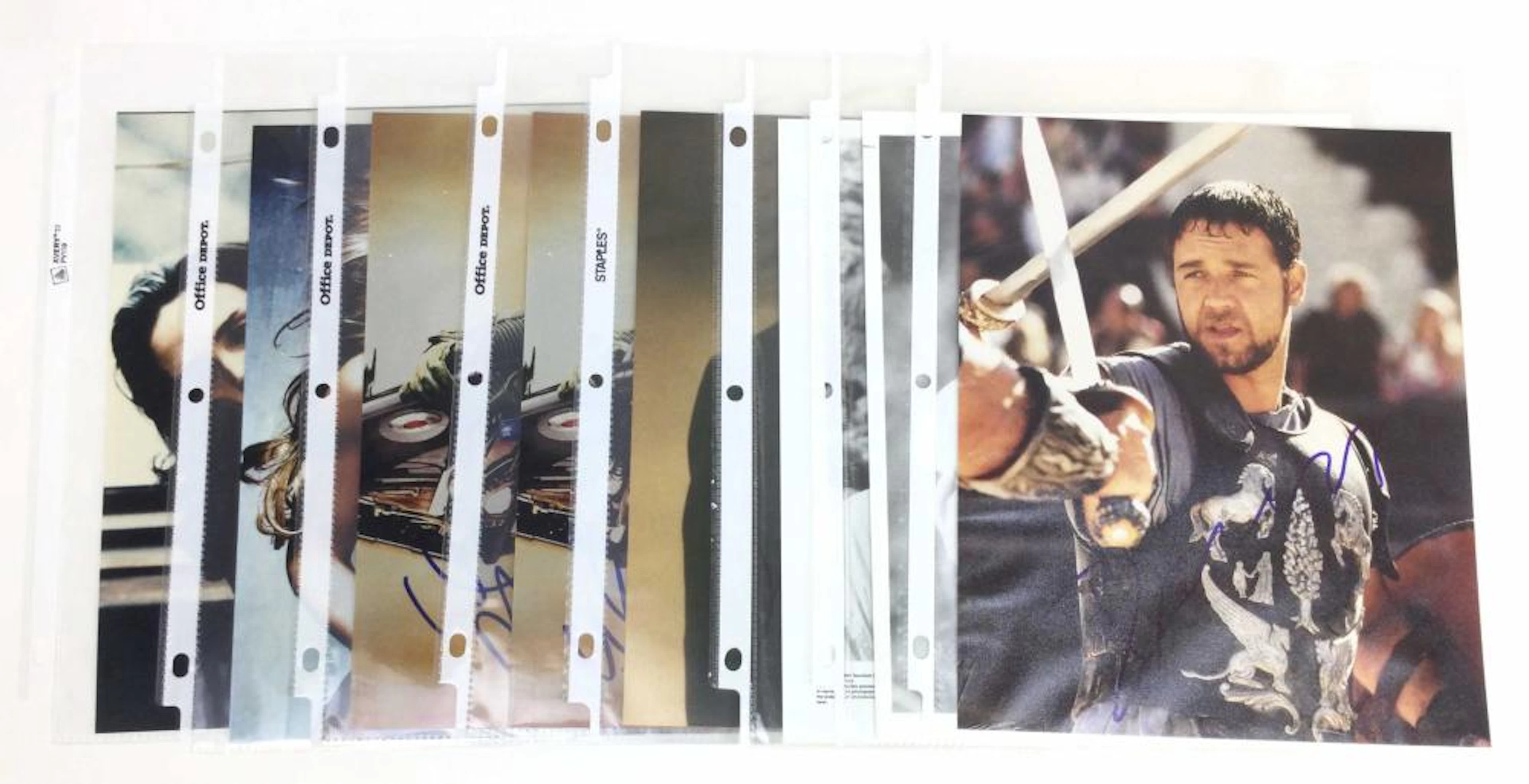 (8) Celebrity Autographed Photos, Leonardo Dicaprio