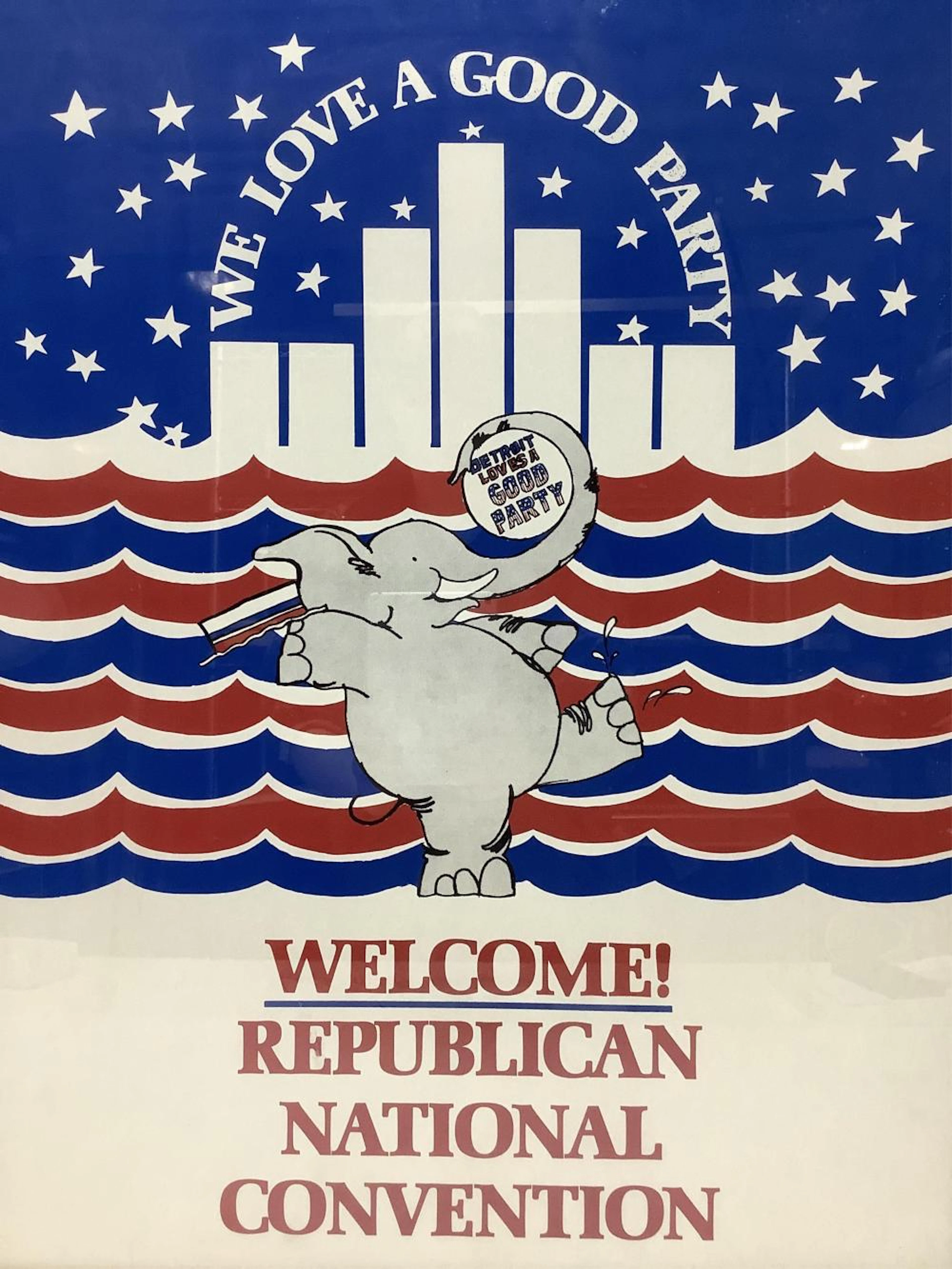 1980 Ronald Regan Republican Convention Poster