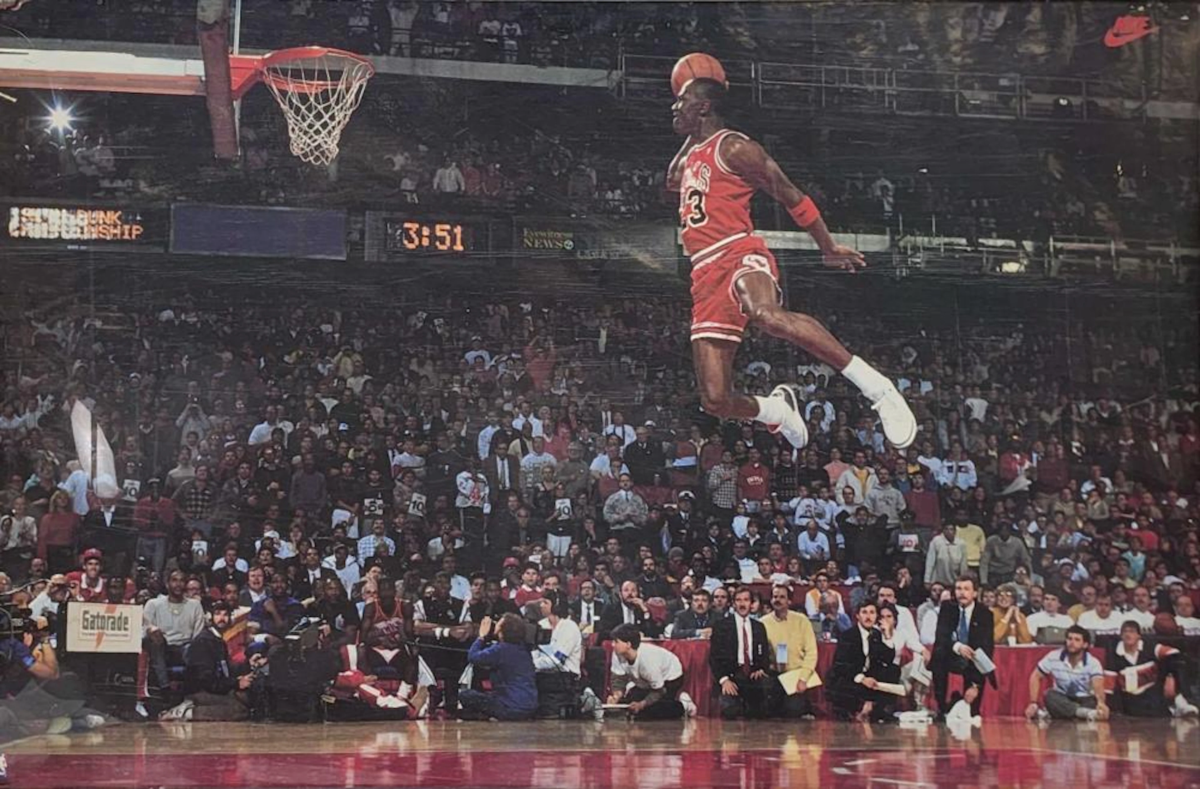 1992 NBA Michael Jordan Nike Poster