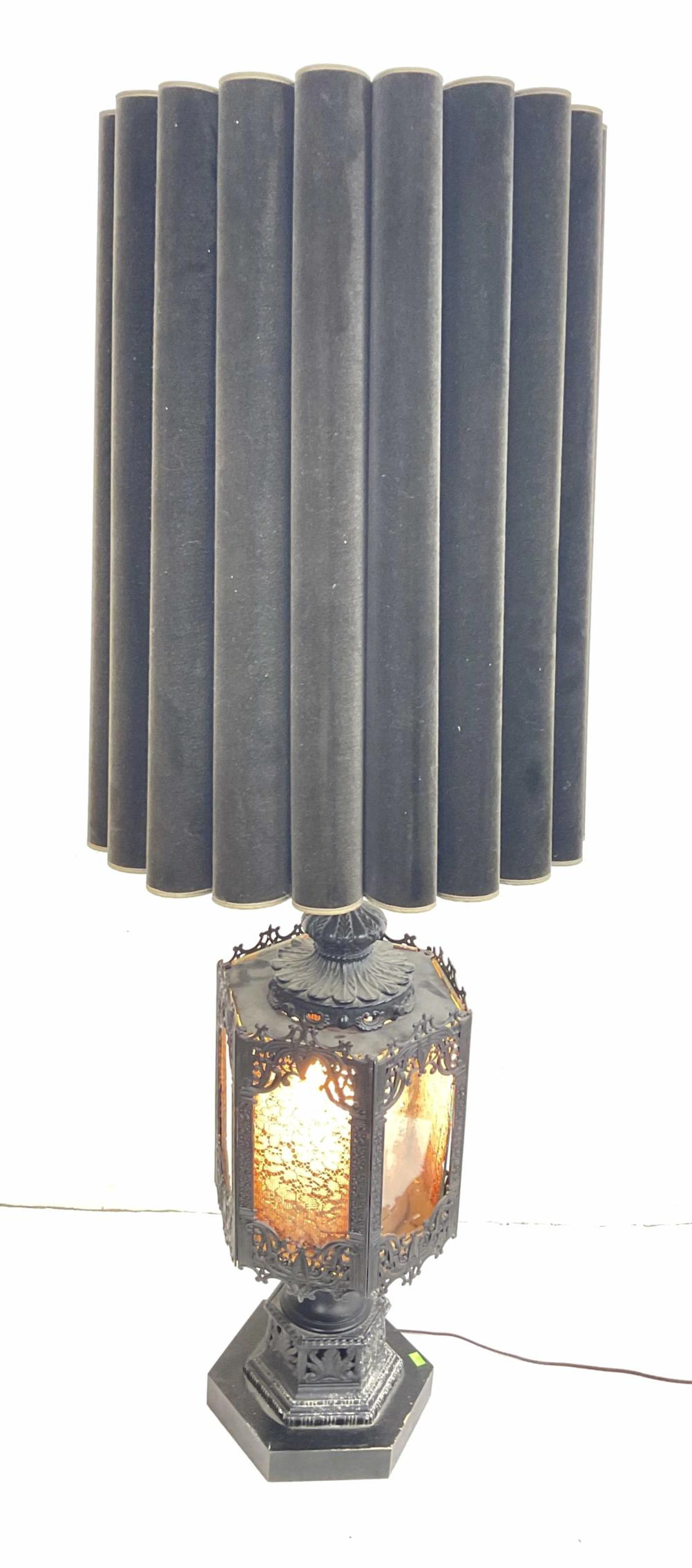 Vintage 54in Moroccan Style Lamp