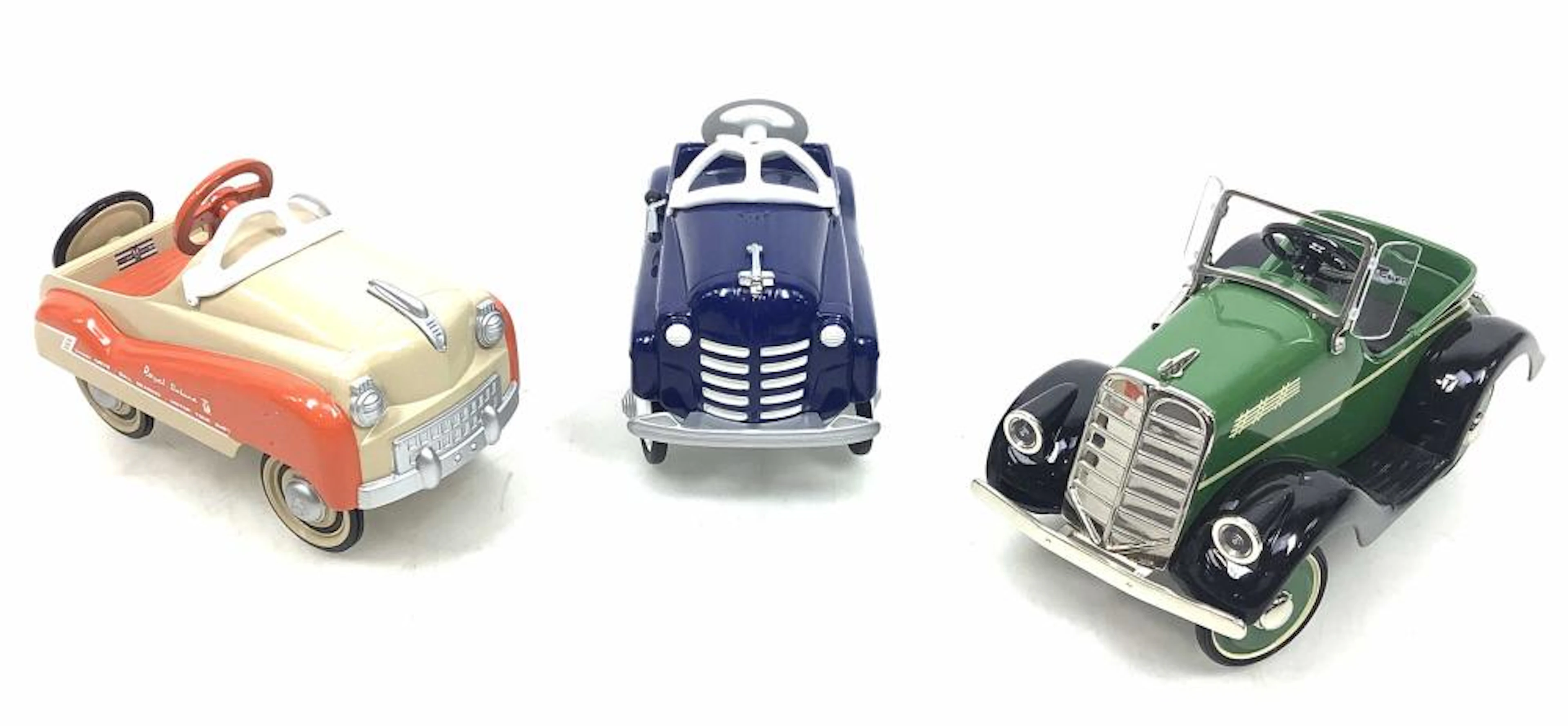 (3) Kiddie Car Classics Die Cast Model Pedal Cars