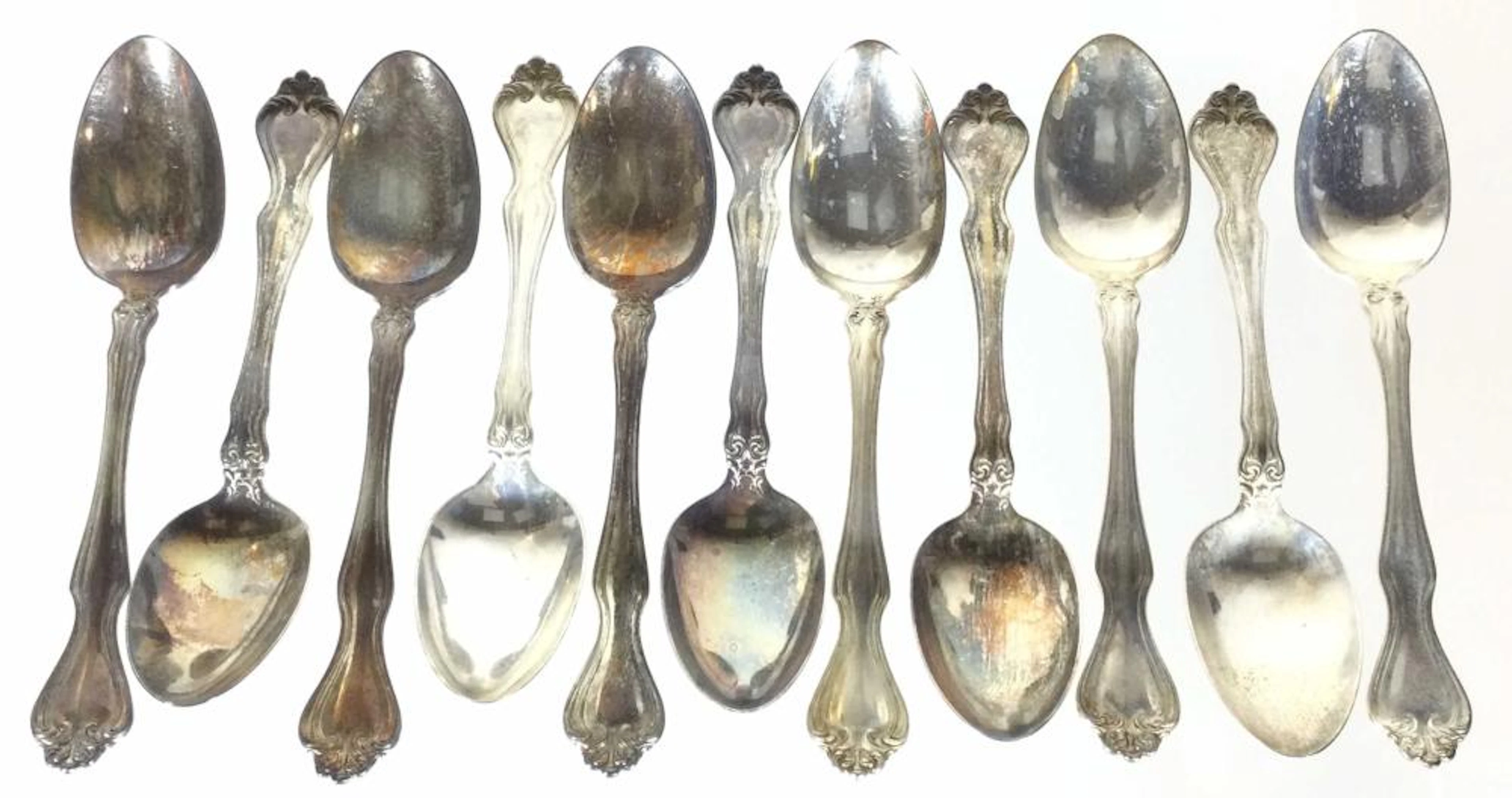 (11) Westmorland Sterling Silver Teaspoons