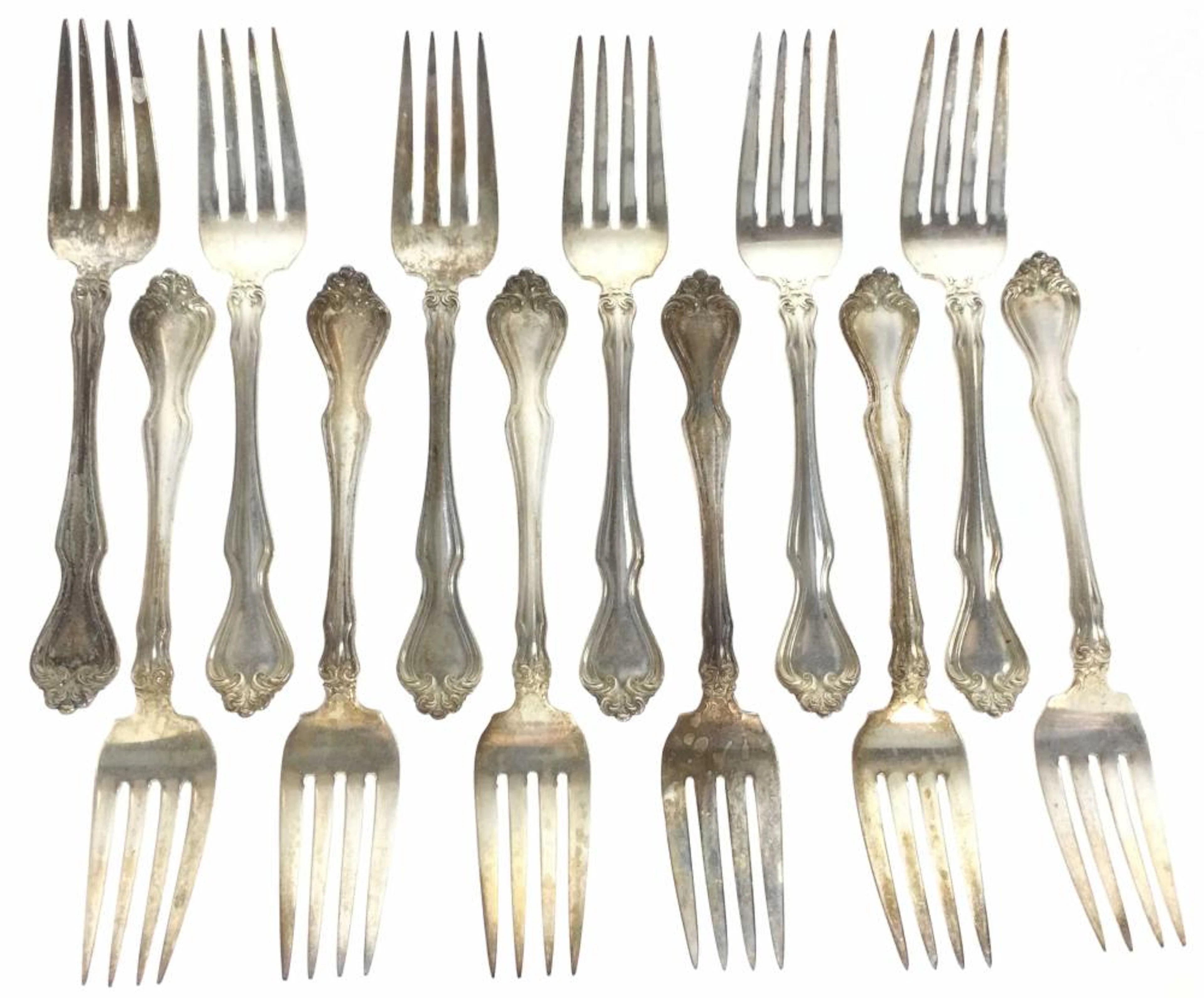 (12) Westmorland Sterling Silver Dinner Forks