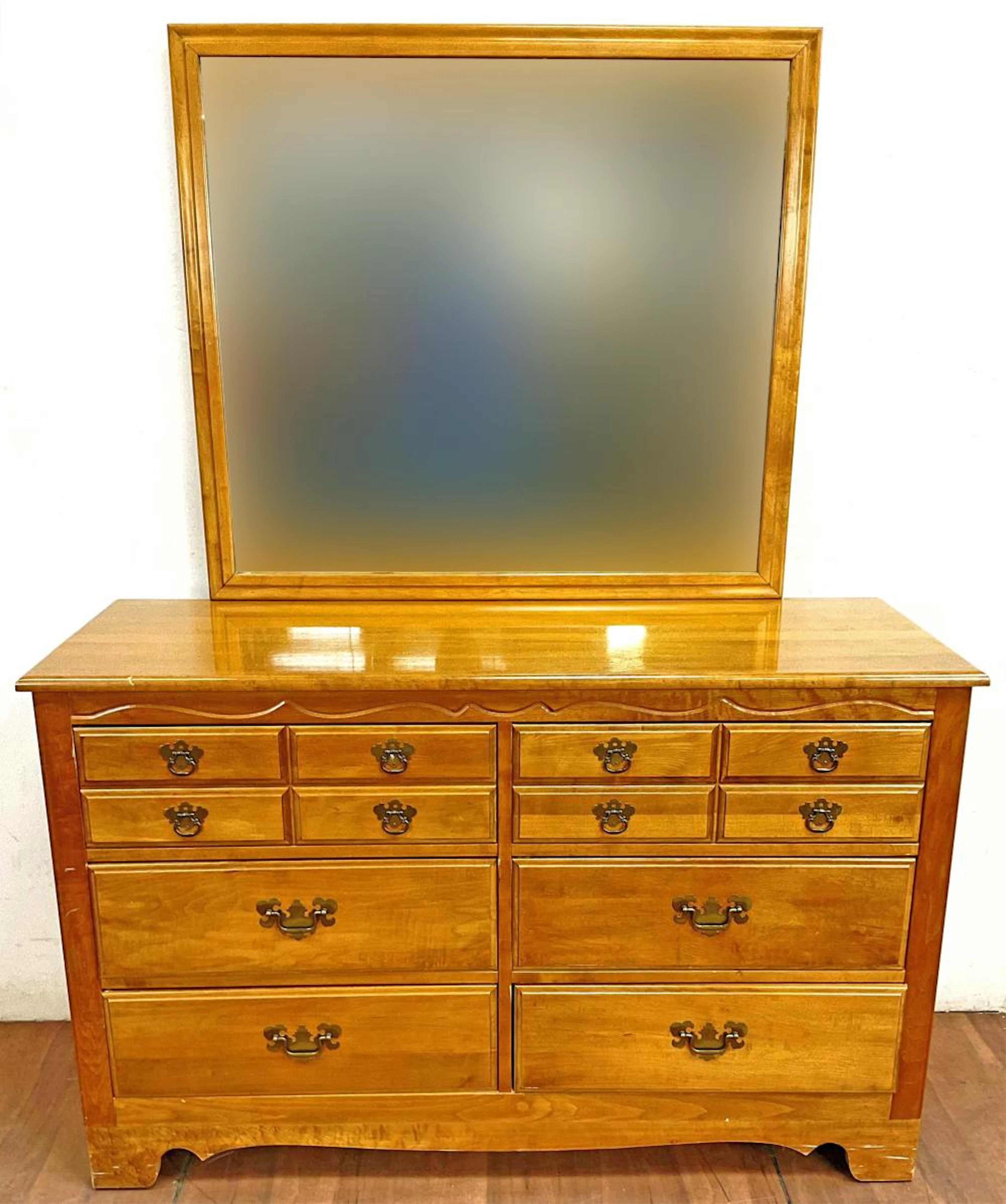 (2pc) Genuine Eastern Hard Rock Maple Dresser