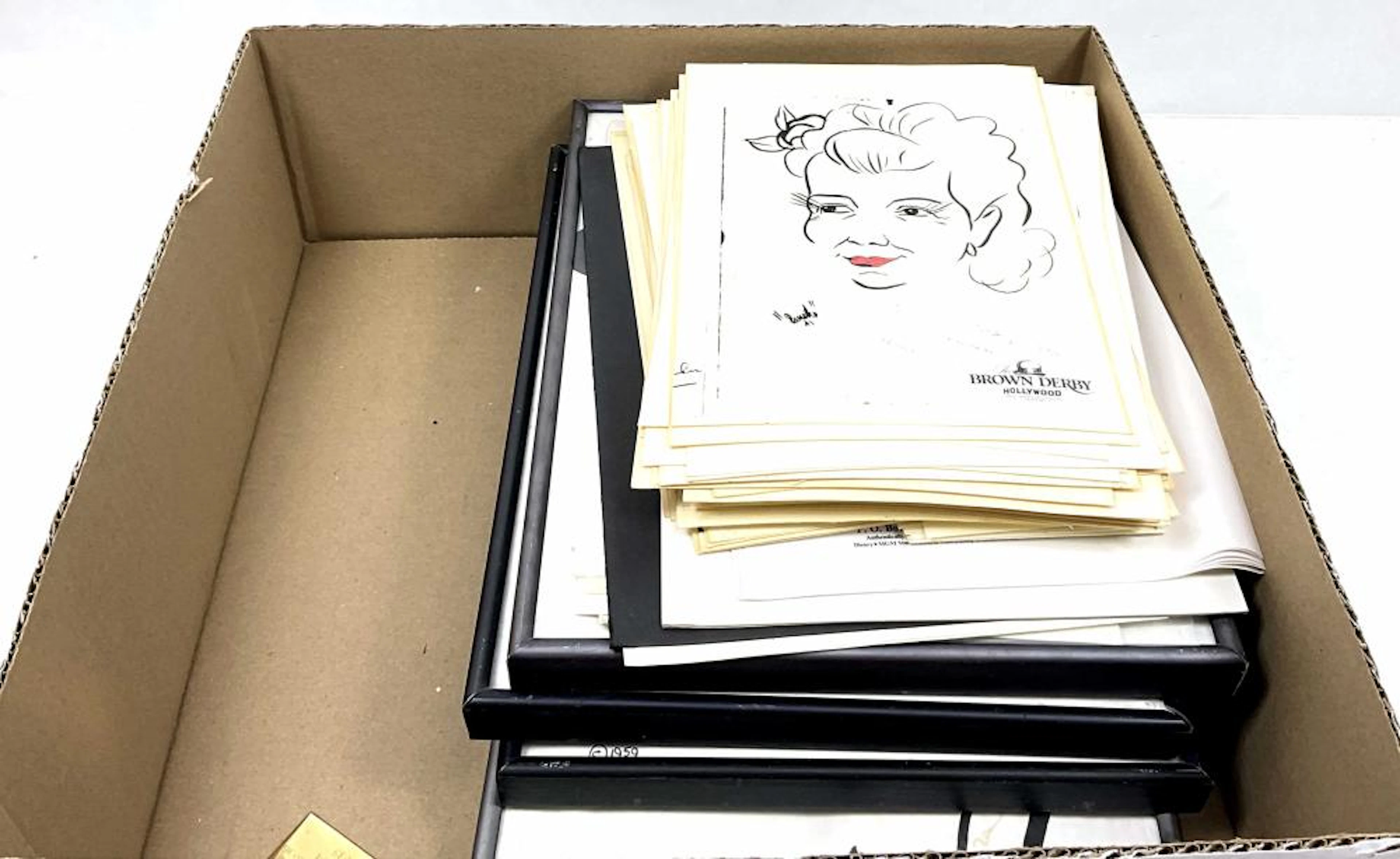 (100+) Vintage Brown Derby Prints & Stationary