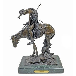 James Earl Fraser 'End Of Trail' Bronze Sculpture