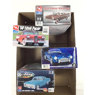(4) ERTL AMT 1:25 Scale Model Car Kits