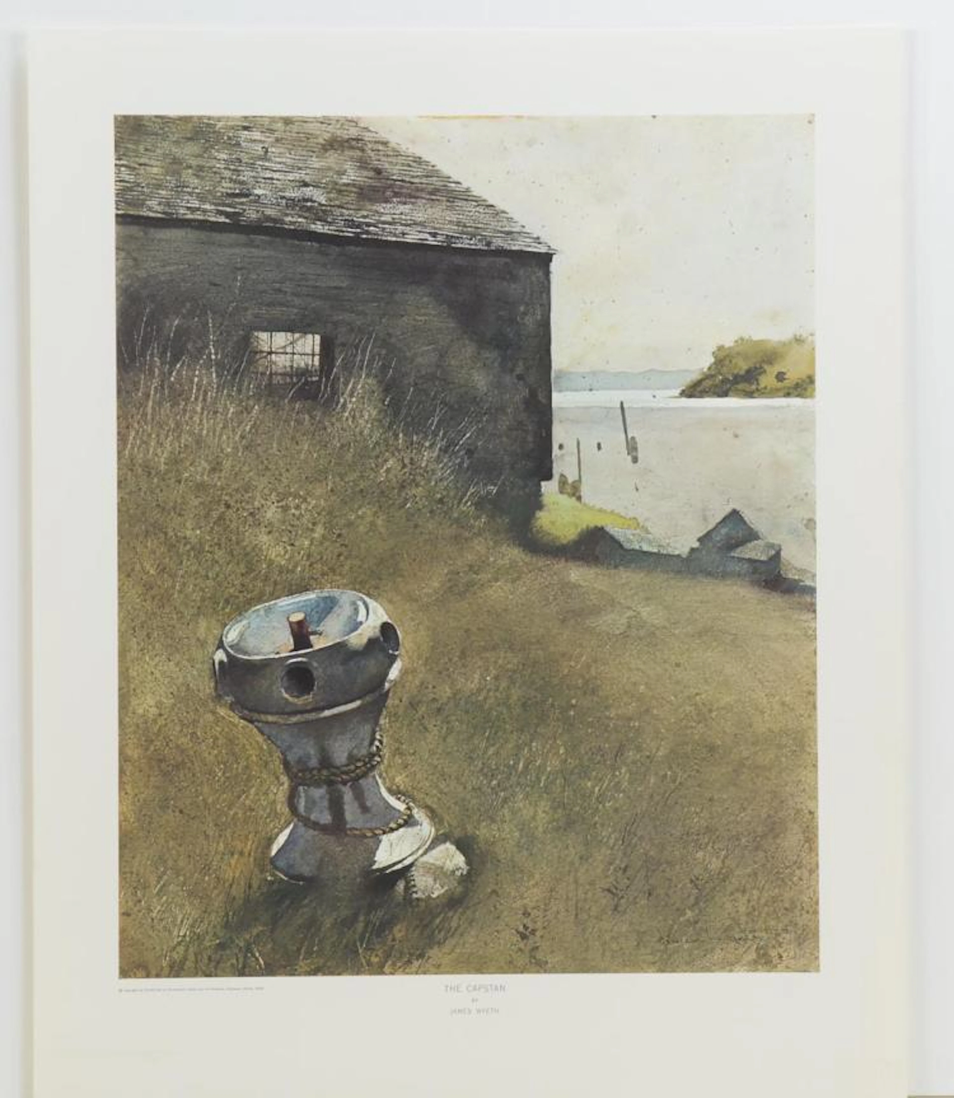 James Wyeth collotype "The Capstan"