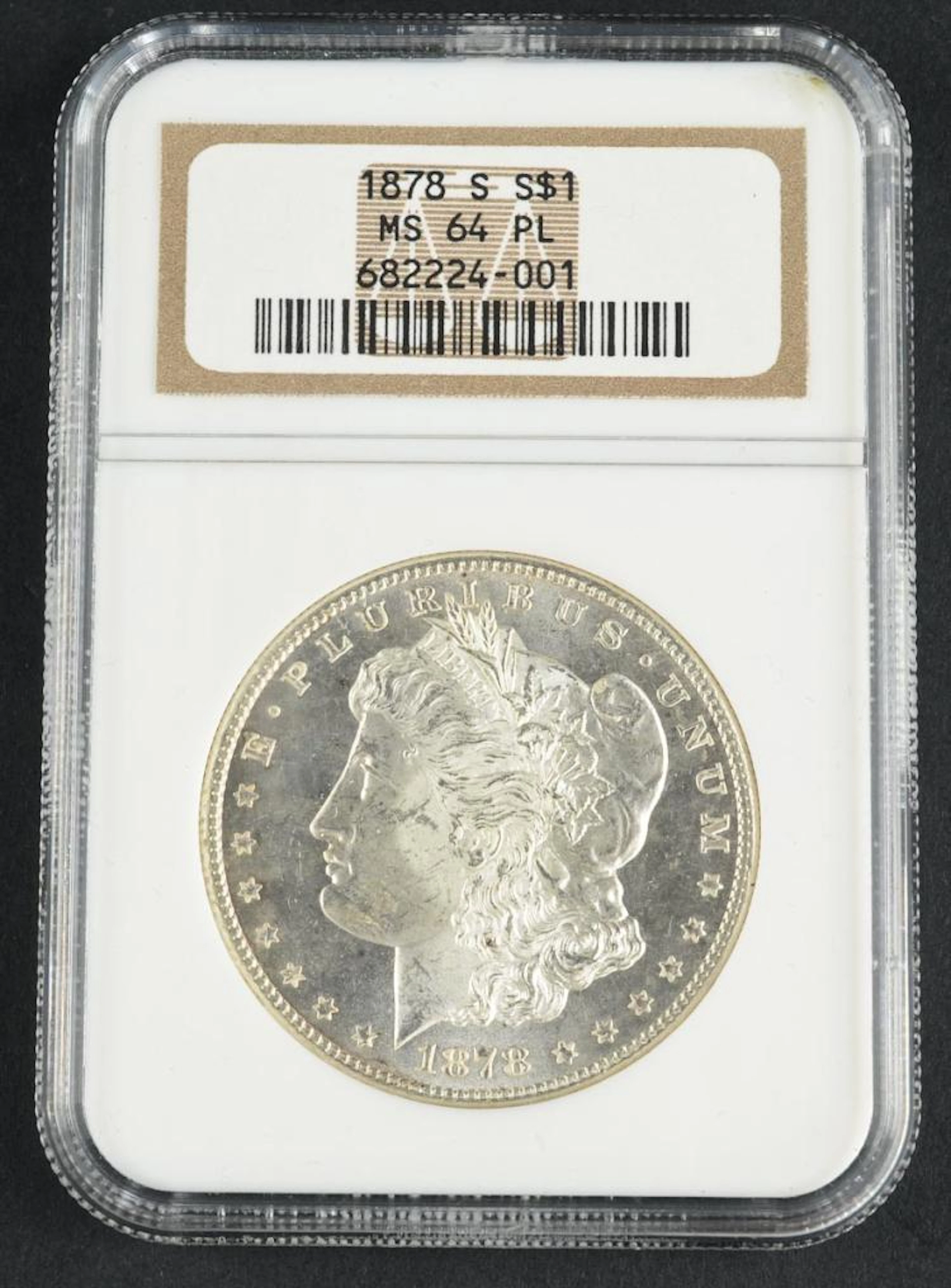 1878-S Morgan Silver Dollar NGC MS-64 PL