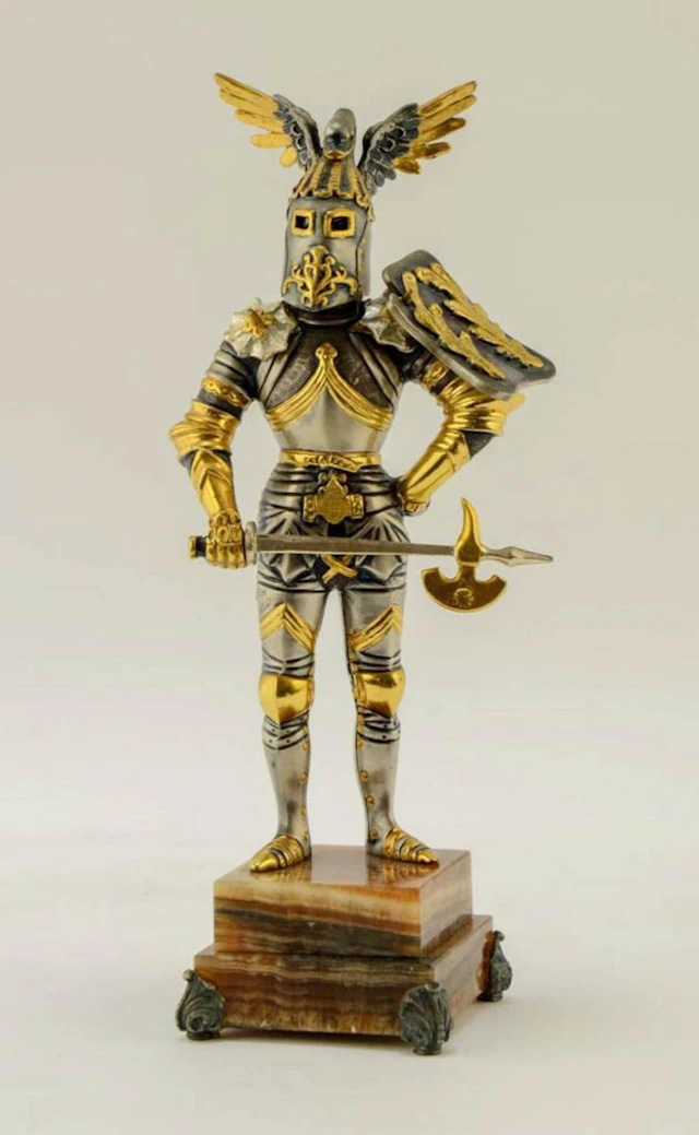 Giuseppe Vasari Gilt Bronze Figure