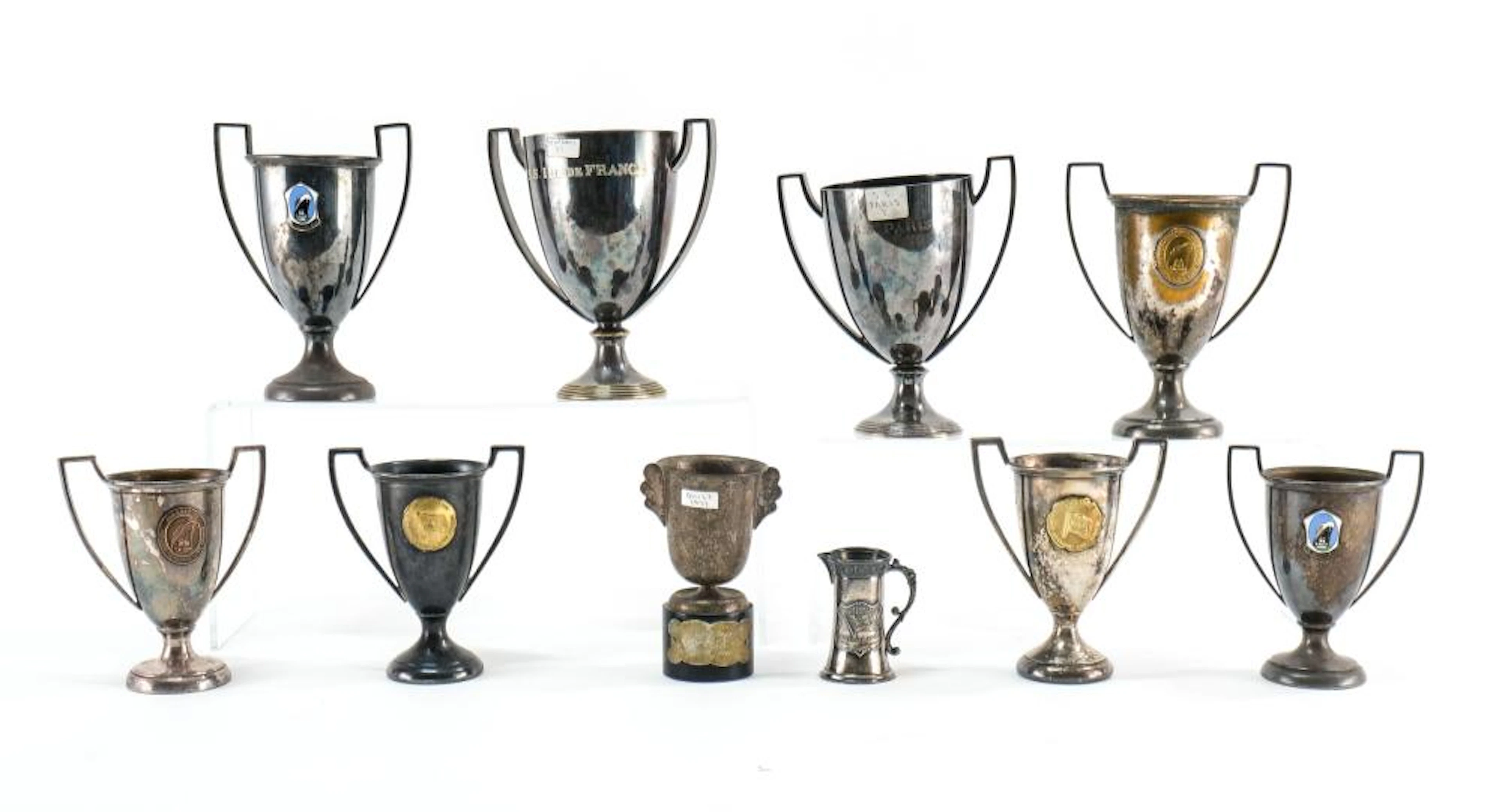 Cruise Ship Silverplate Trophy Group