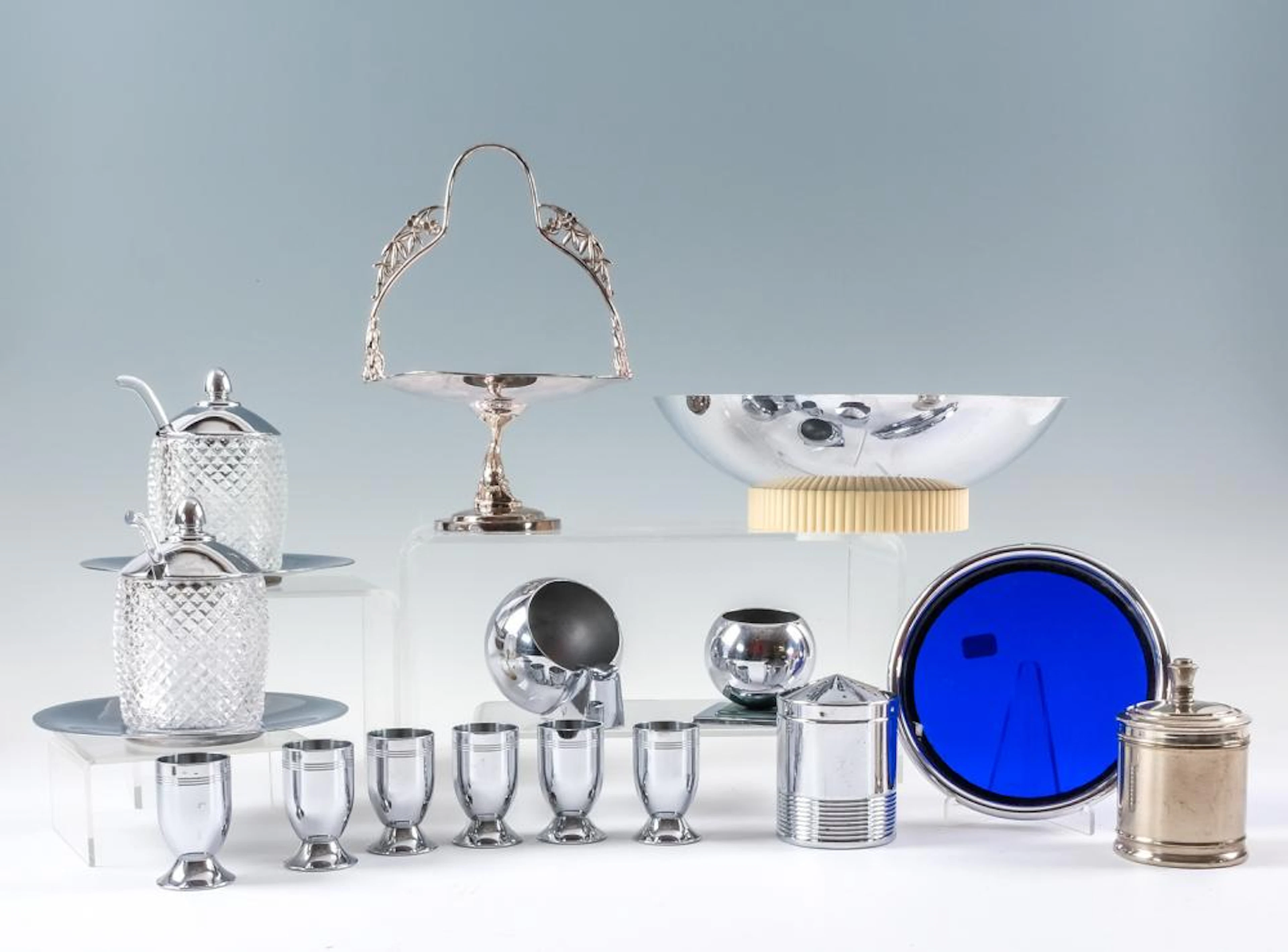 Lot of Chase U.S.A. Mid Century Chrome