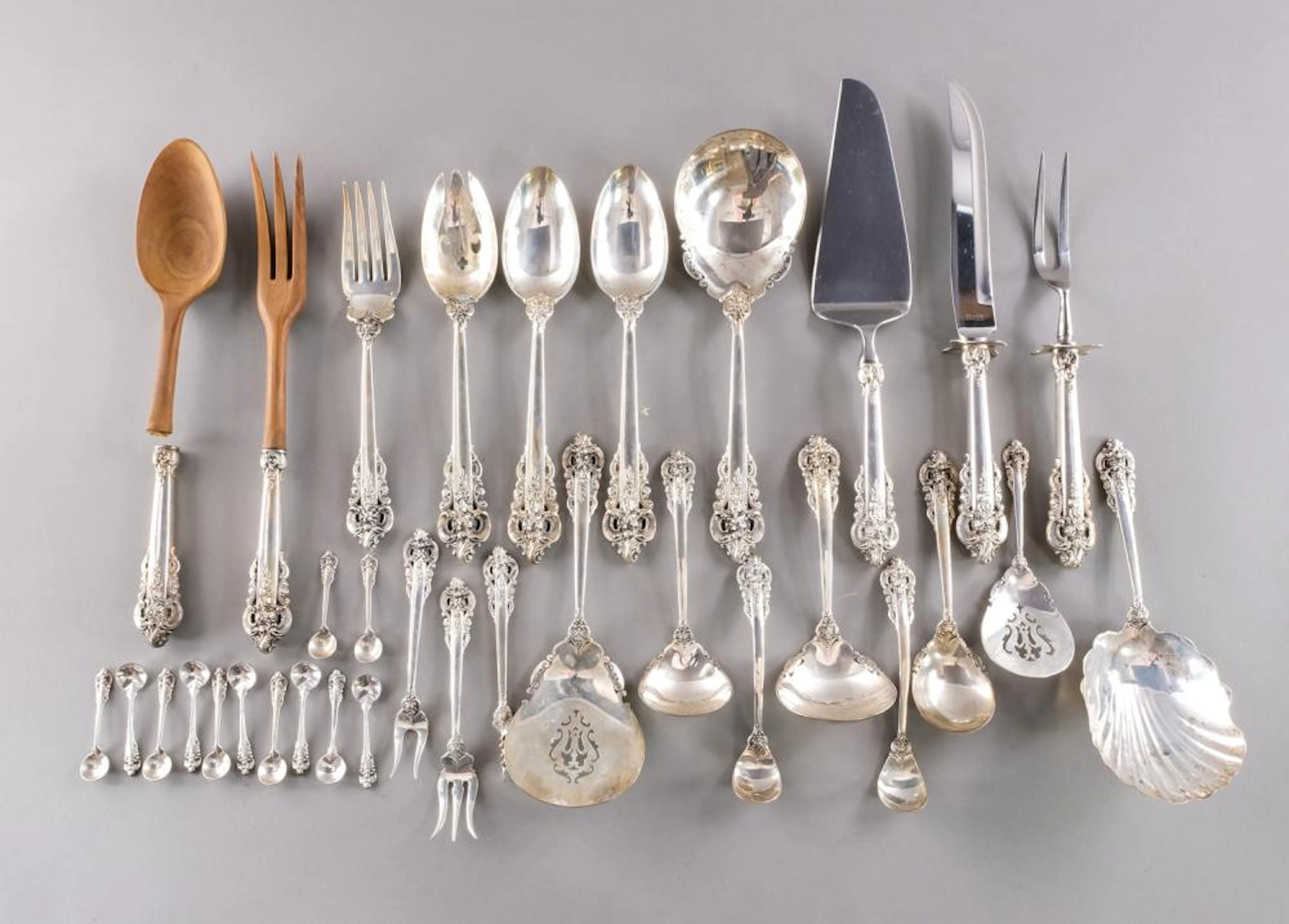 32 Pieces - Wallace Grand Baroque Serving Pieces