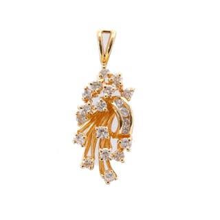 Tiffany & Co. 14K Diamond Pendant
