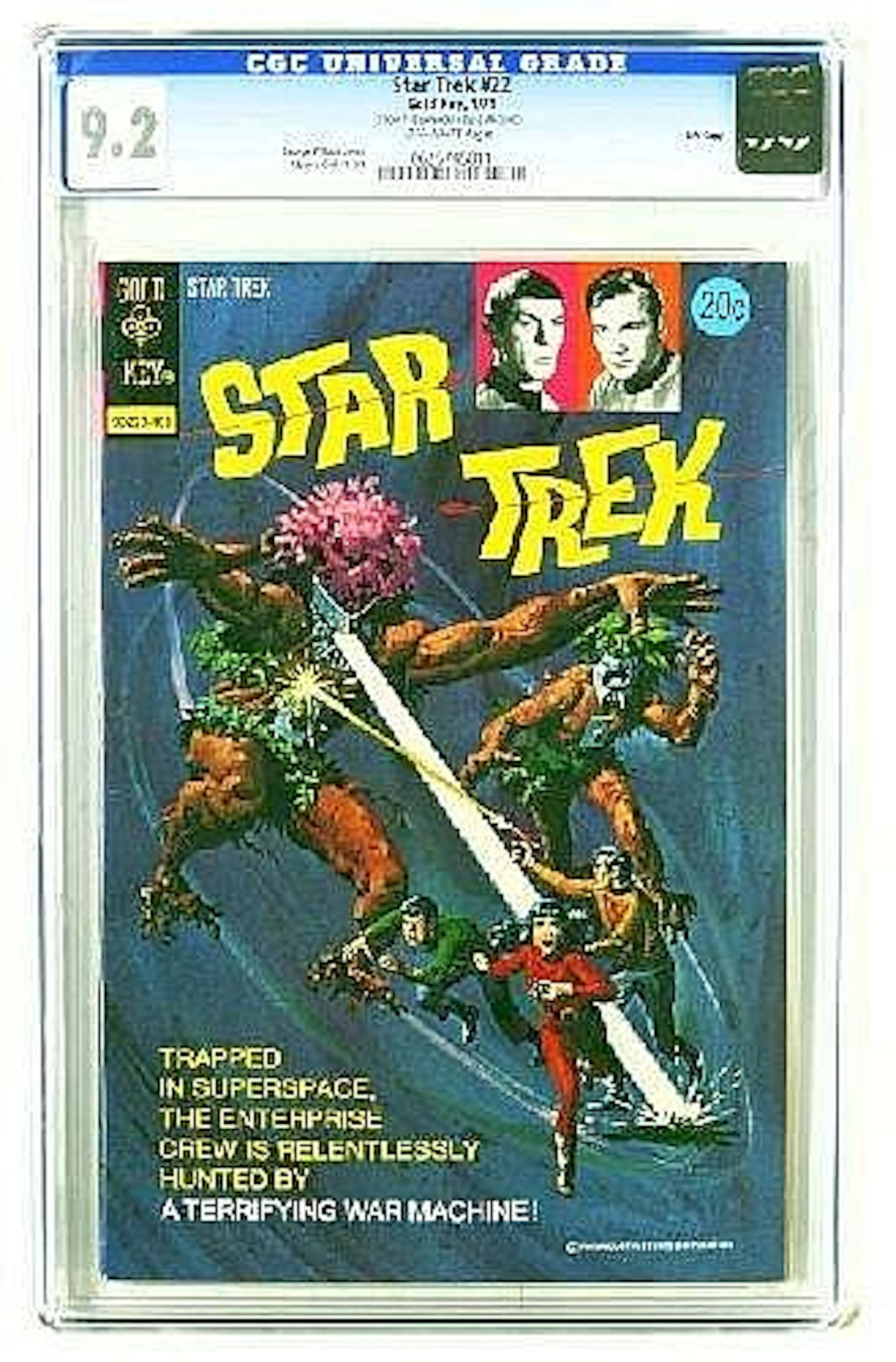 [ Comics ] 92 CGC 1348841 Star Trek #22 File Copy (Gold Key