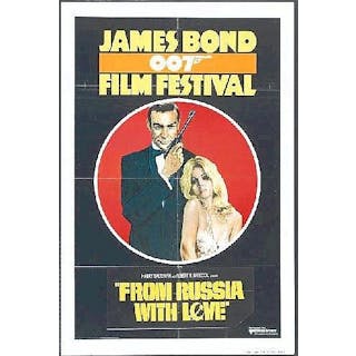 [ Movie Posters ] James Bond Film Festival: From Russia...