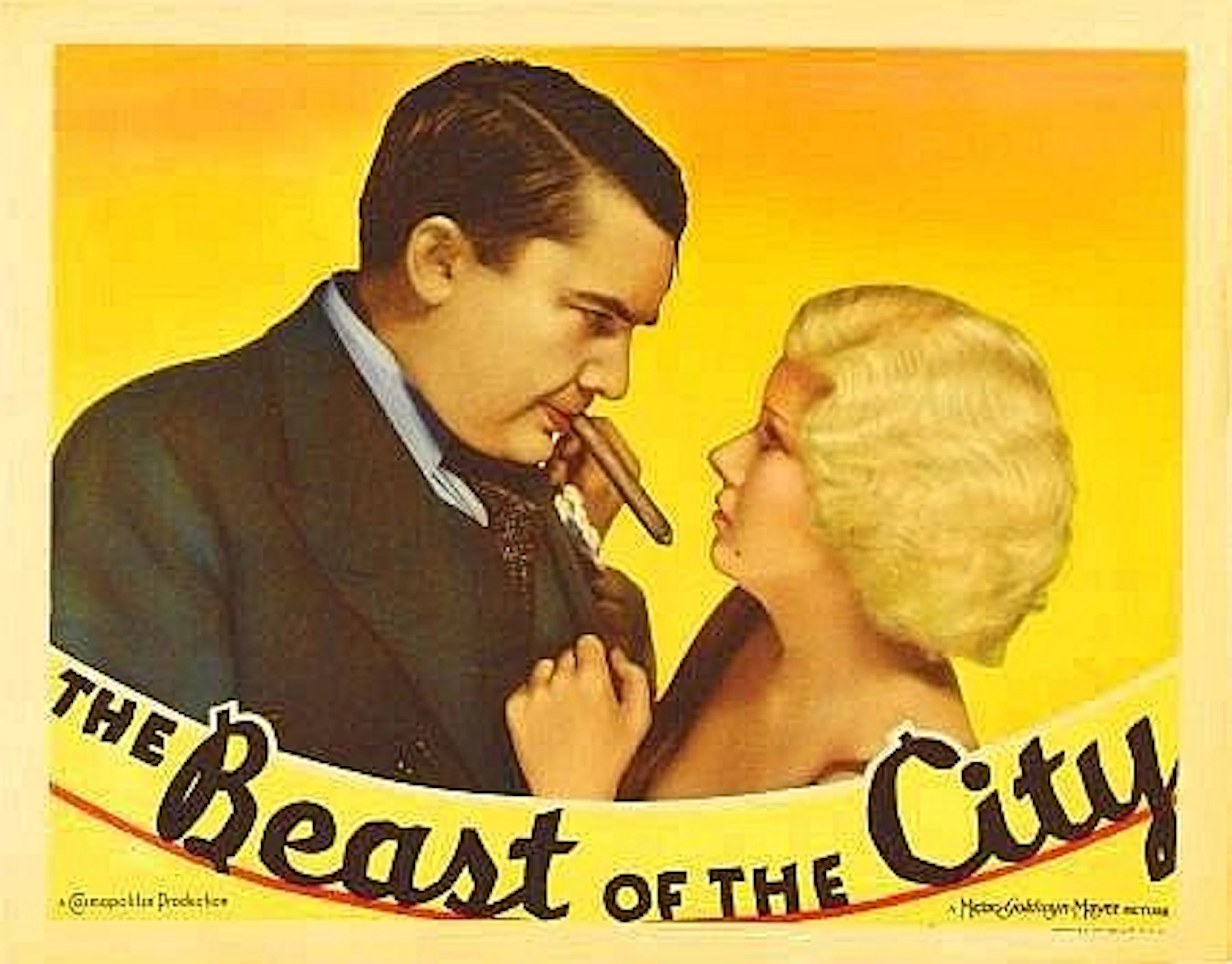 Film Movie Memorabilia Movie Posters The Beast of the City (MGM