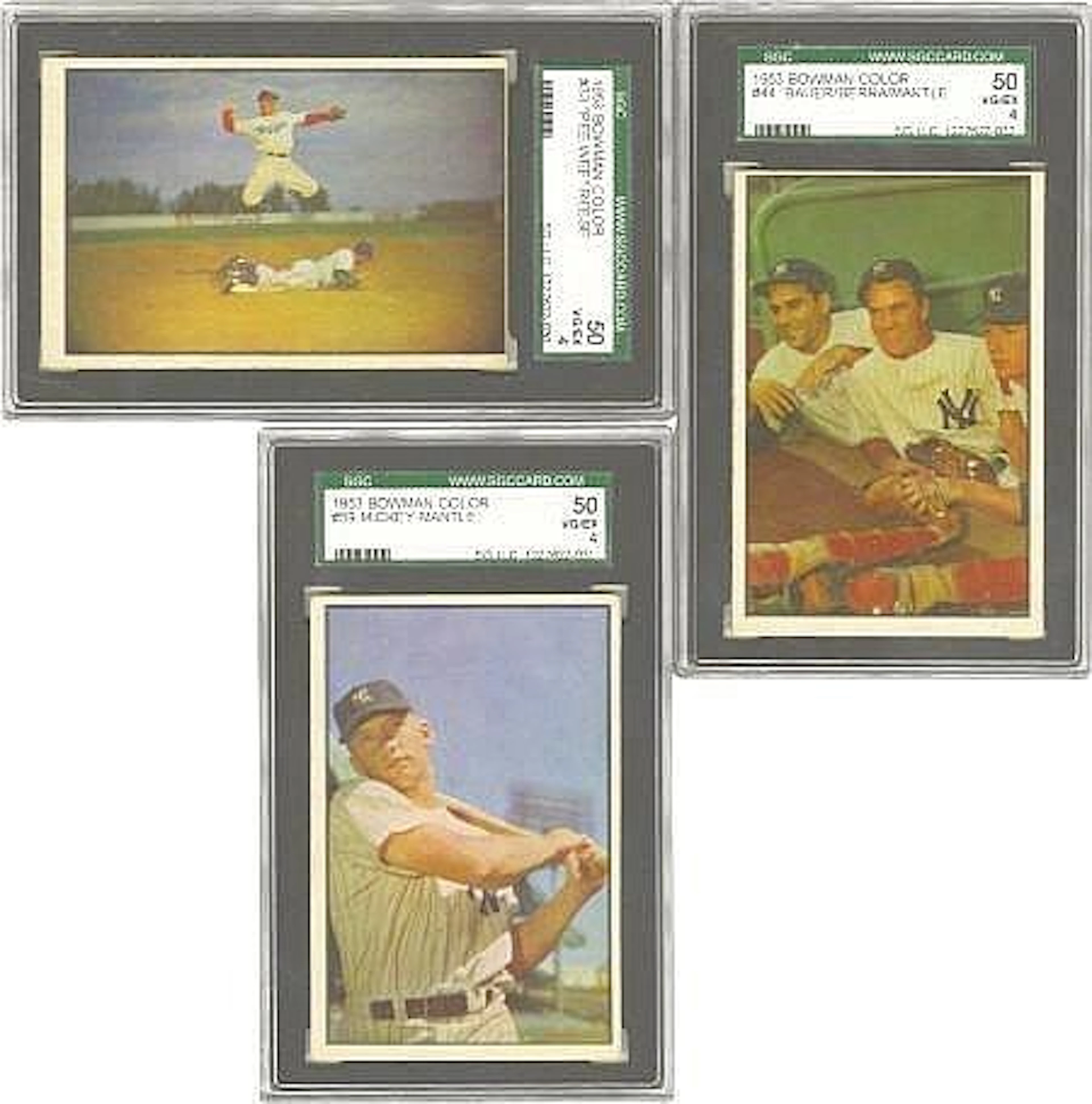 [ Sporting Memorabilia ] Baseball Cards 1953 Bowman...