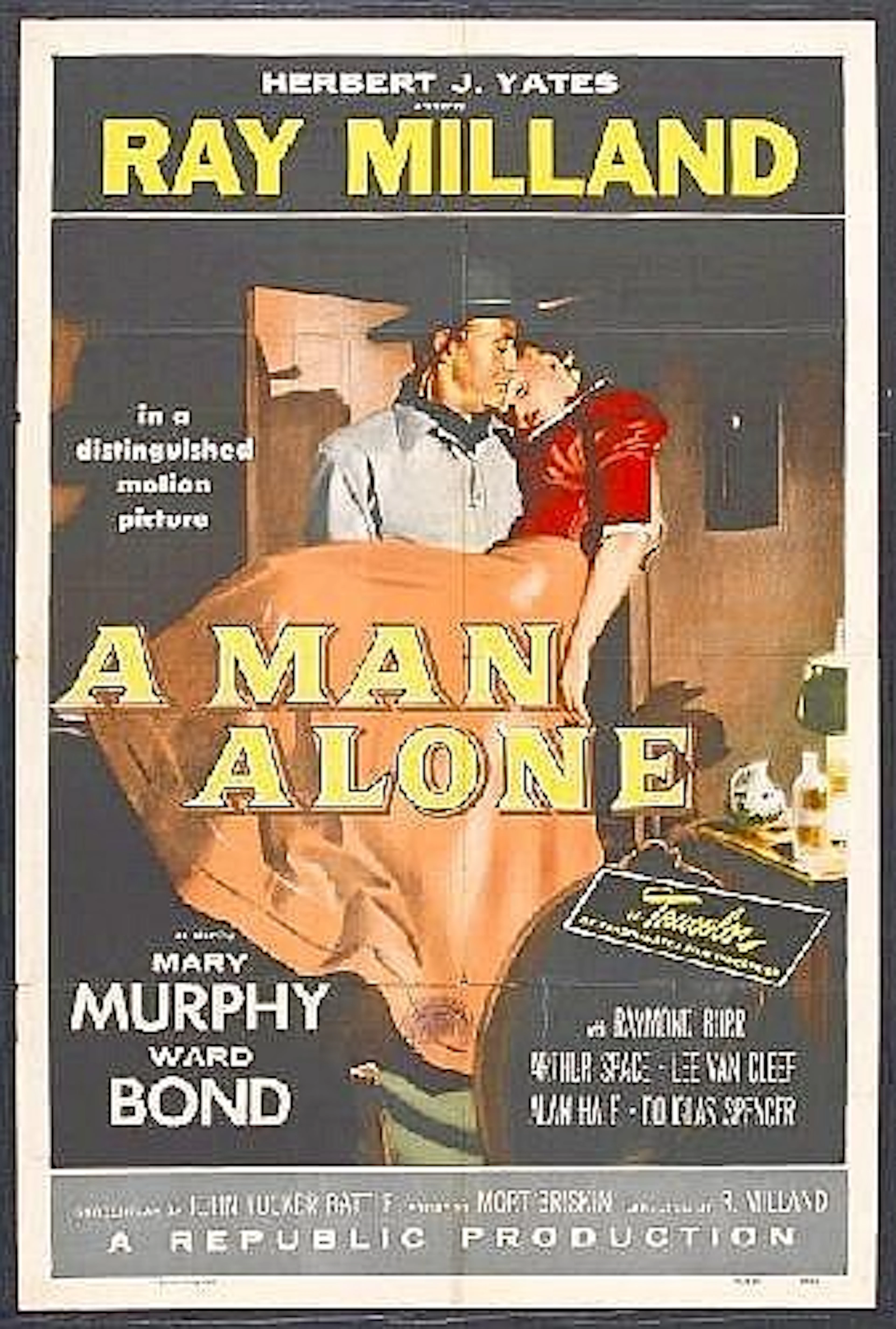 [ MOVIE POSTERS ] A Man Alone (Republic