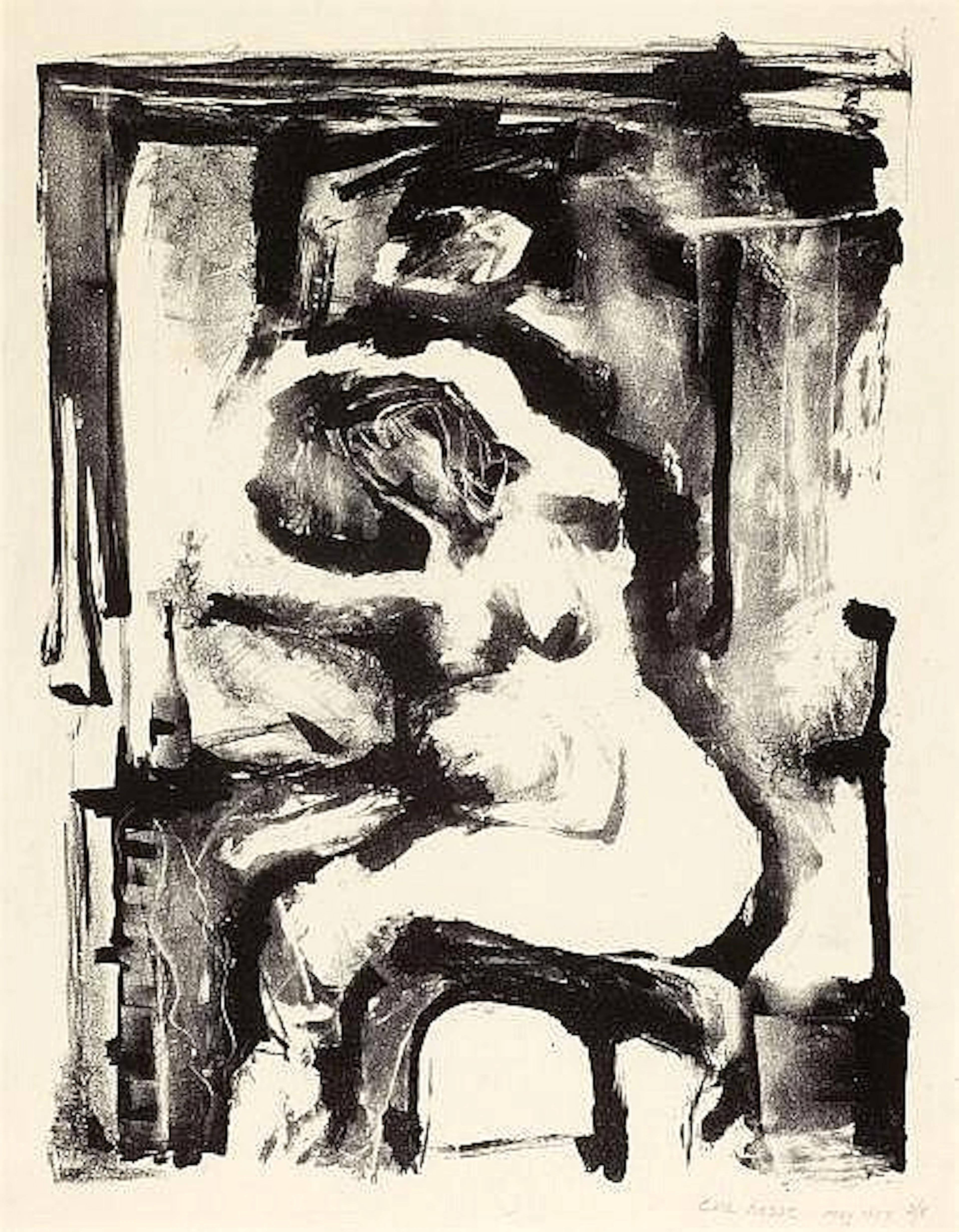 EVA HESSE (American, 1936-1970) Untitled (Nude),