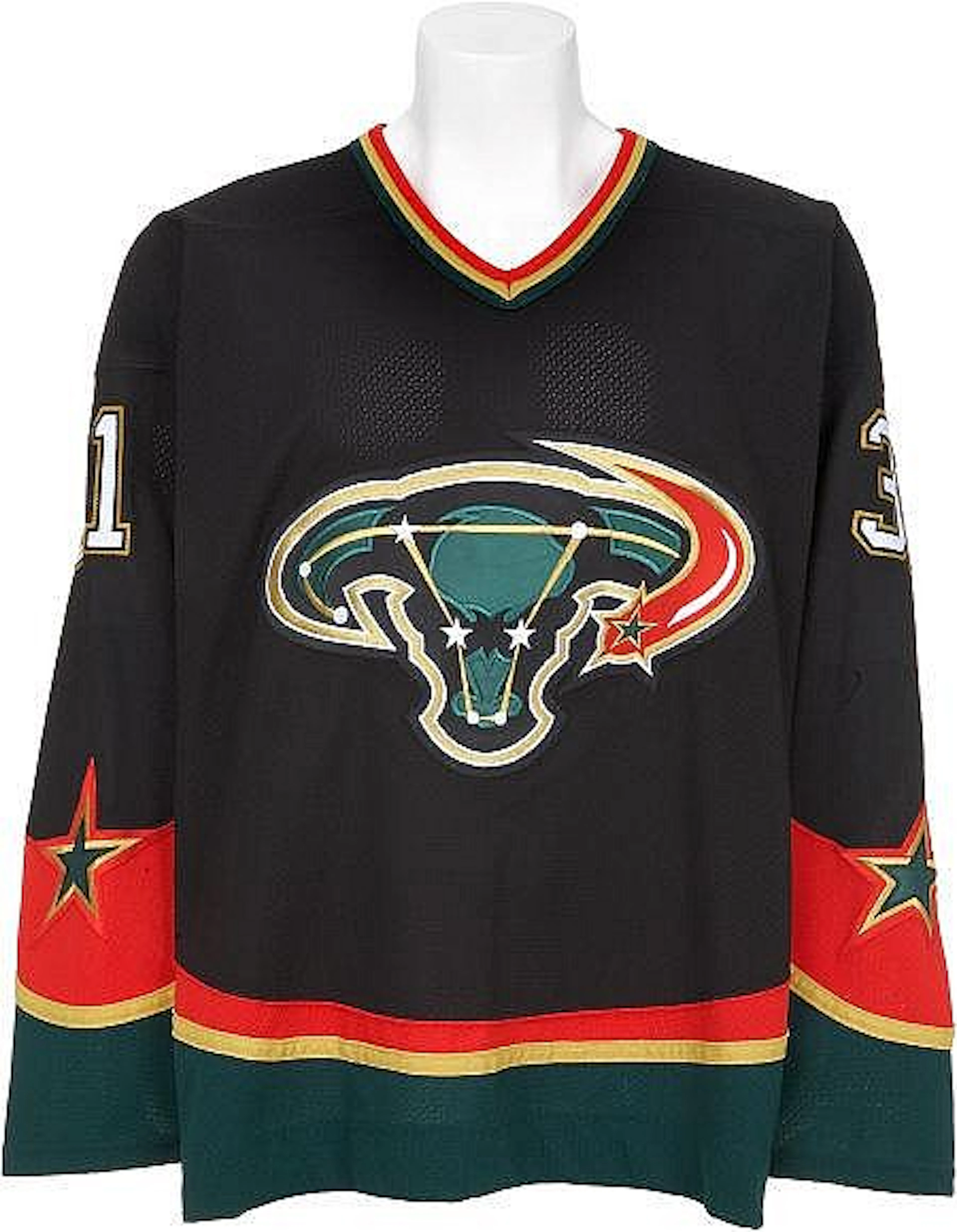 2003-04 Ron Tugnutt Game Worn Dallas Stars Jersey.