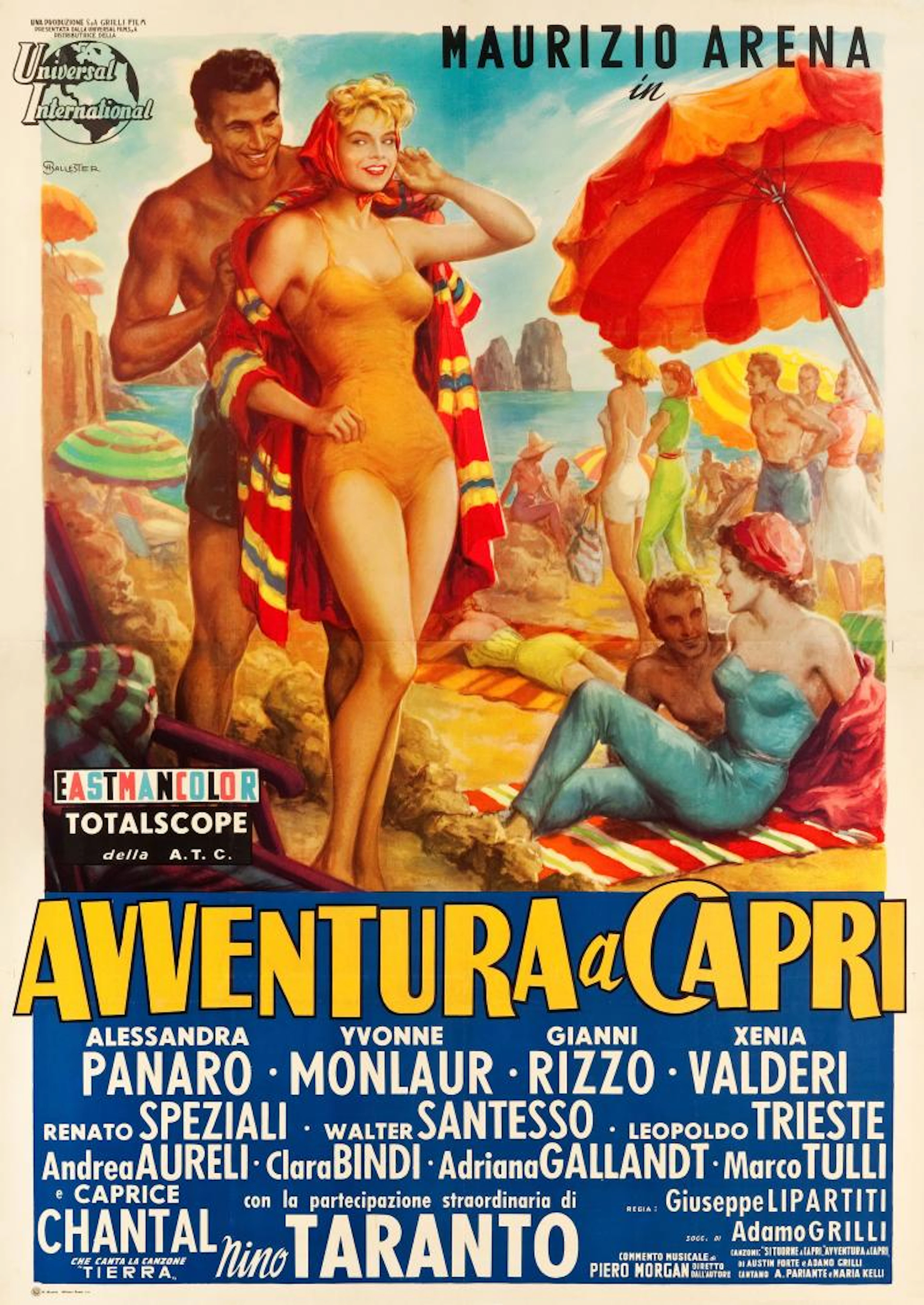 Avventura a Capri (Universal International, 1959). Ital