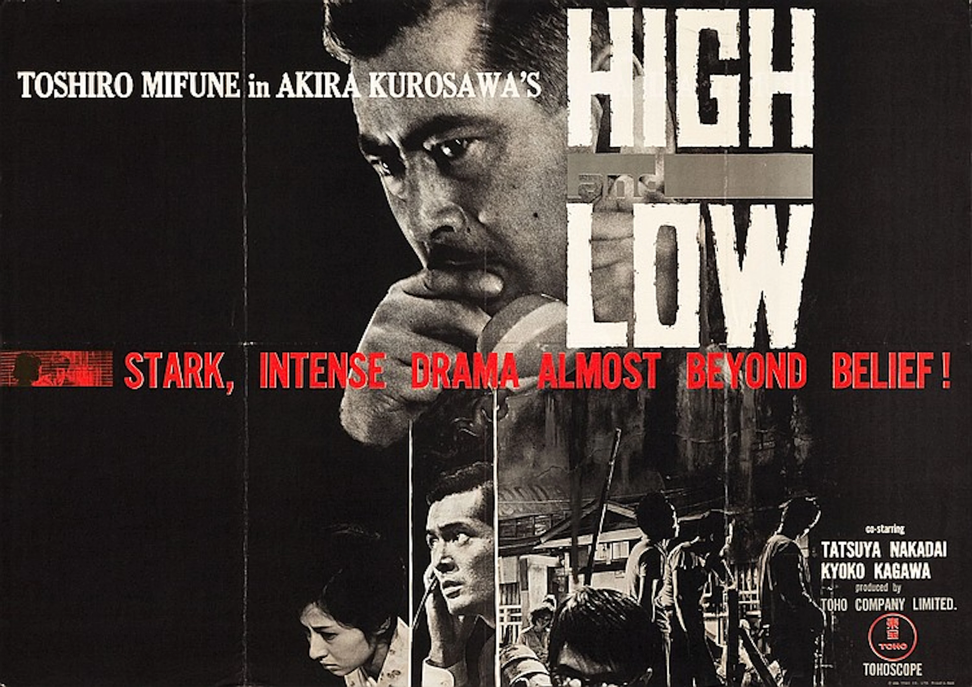 High and Low (Toho, 1963). Japanese International Relea