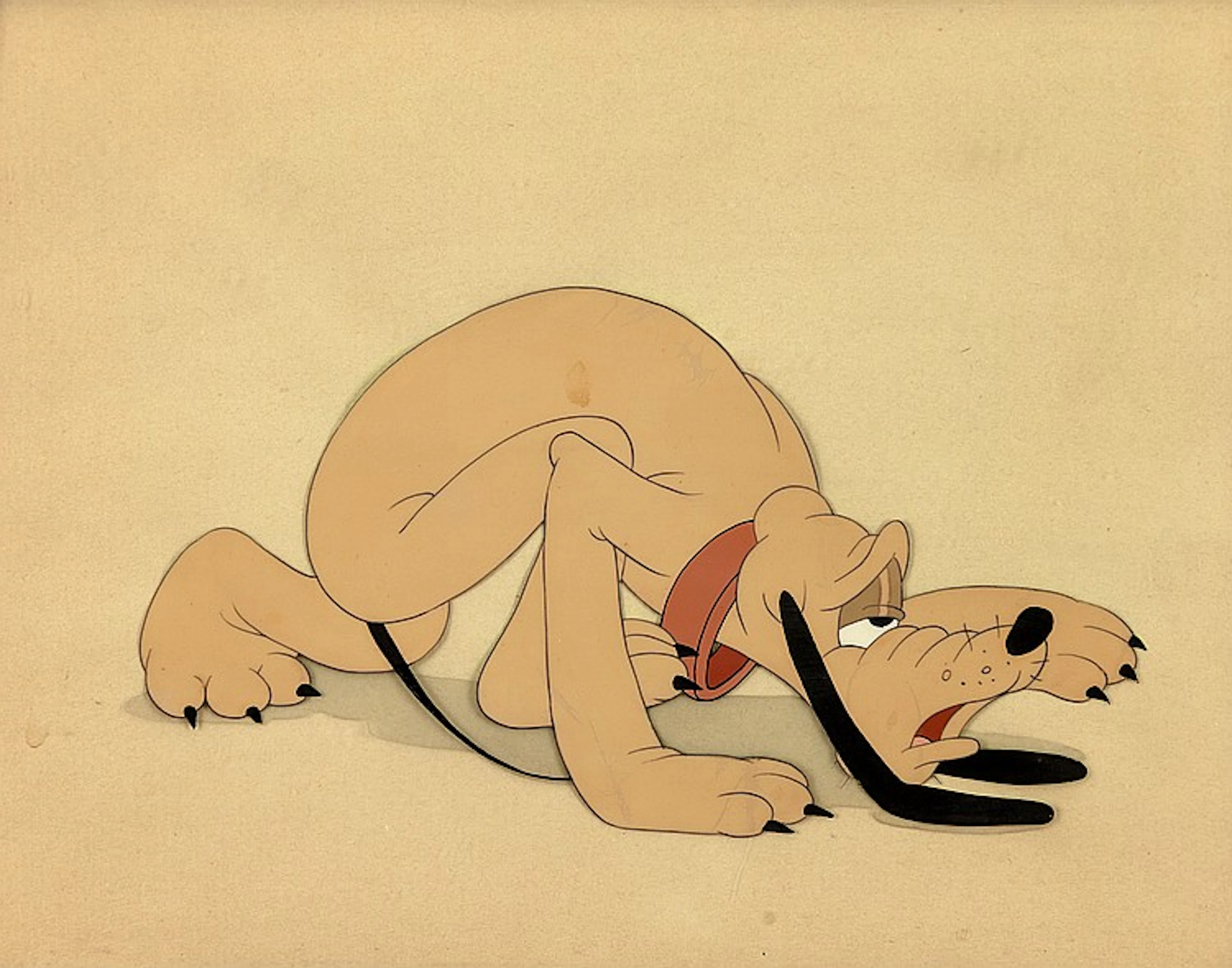 The Pointer Pluto Production Cel (Walt Disney, 1939).