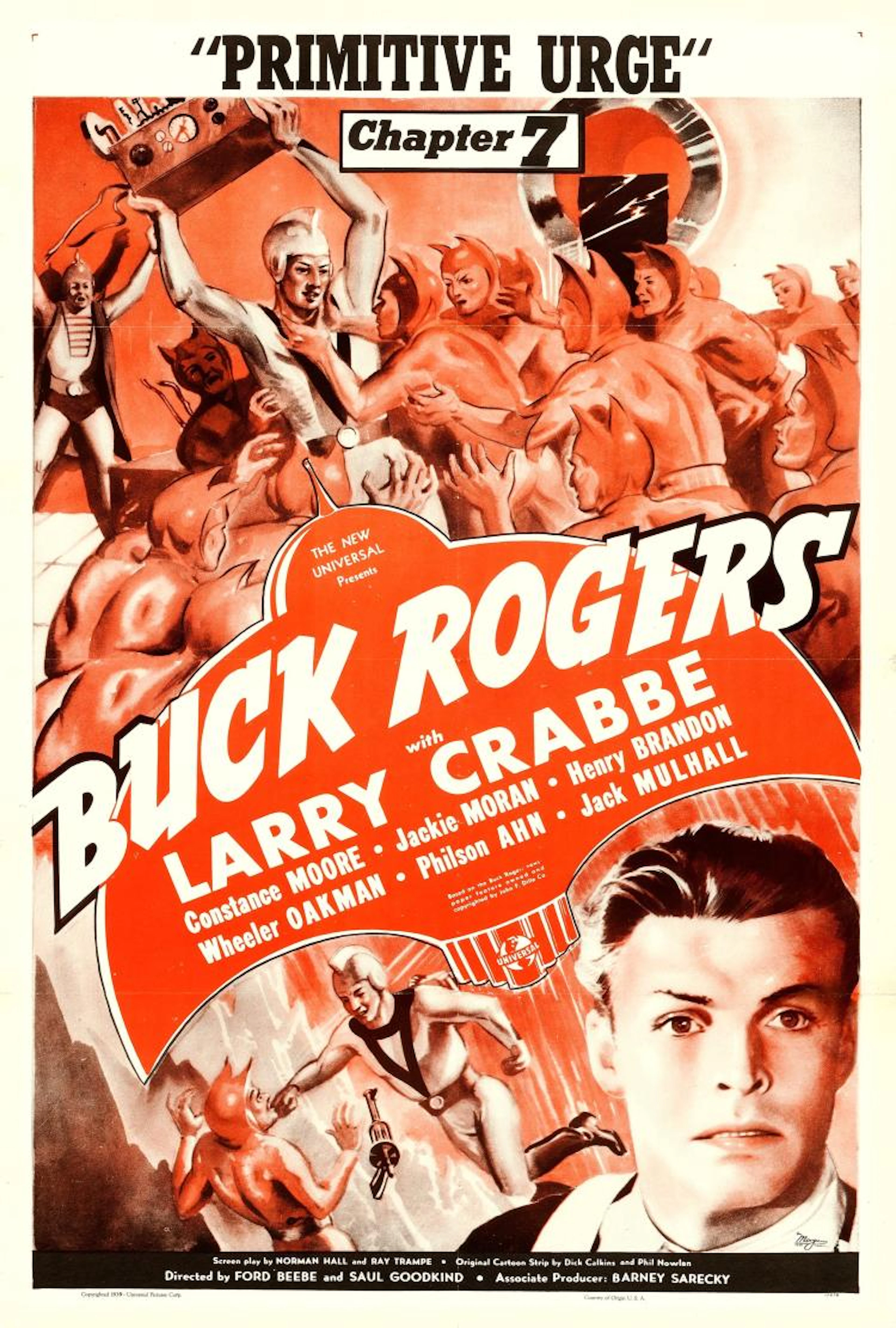 Buck Rogers (Universal, 1939). One Sheet (27" X 41") Ch