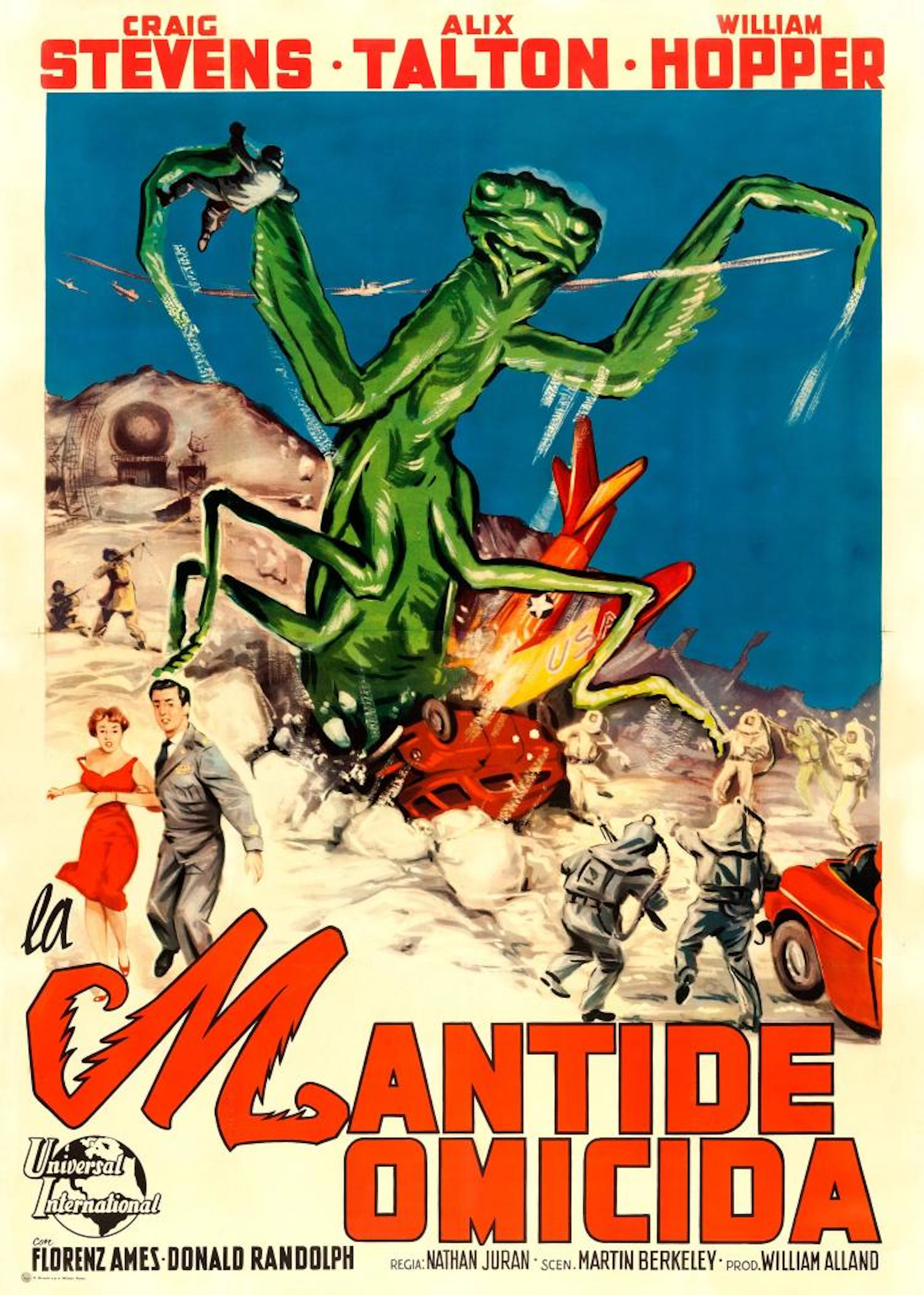 The Deadly Mantis (Universal International, 1957). Ital