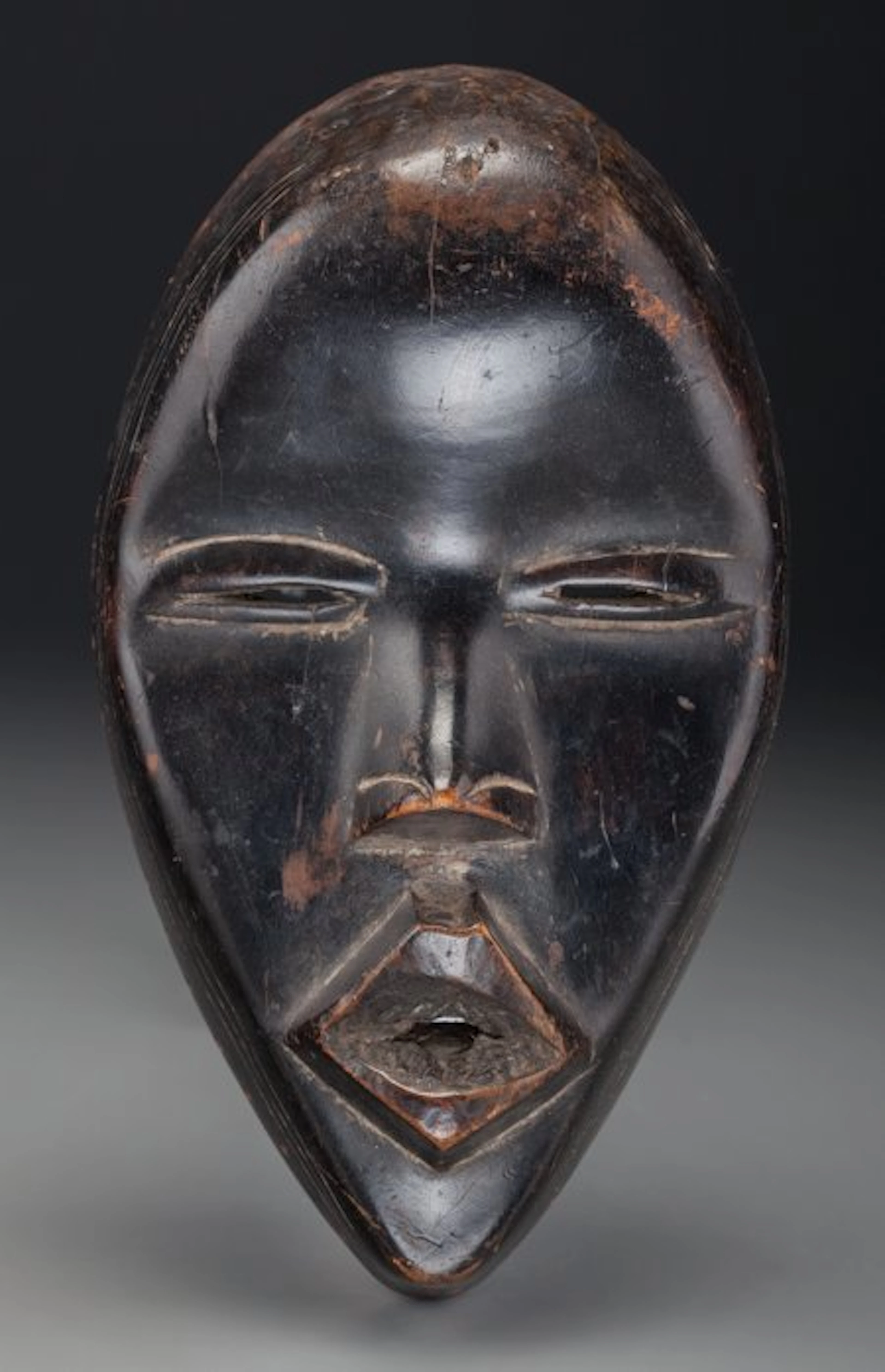 DAN, Liberia Mask Wood This Dan mask is of a type