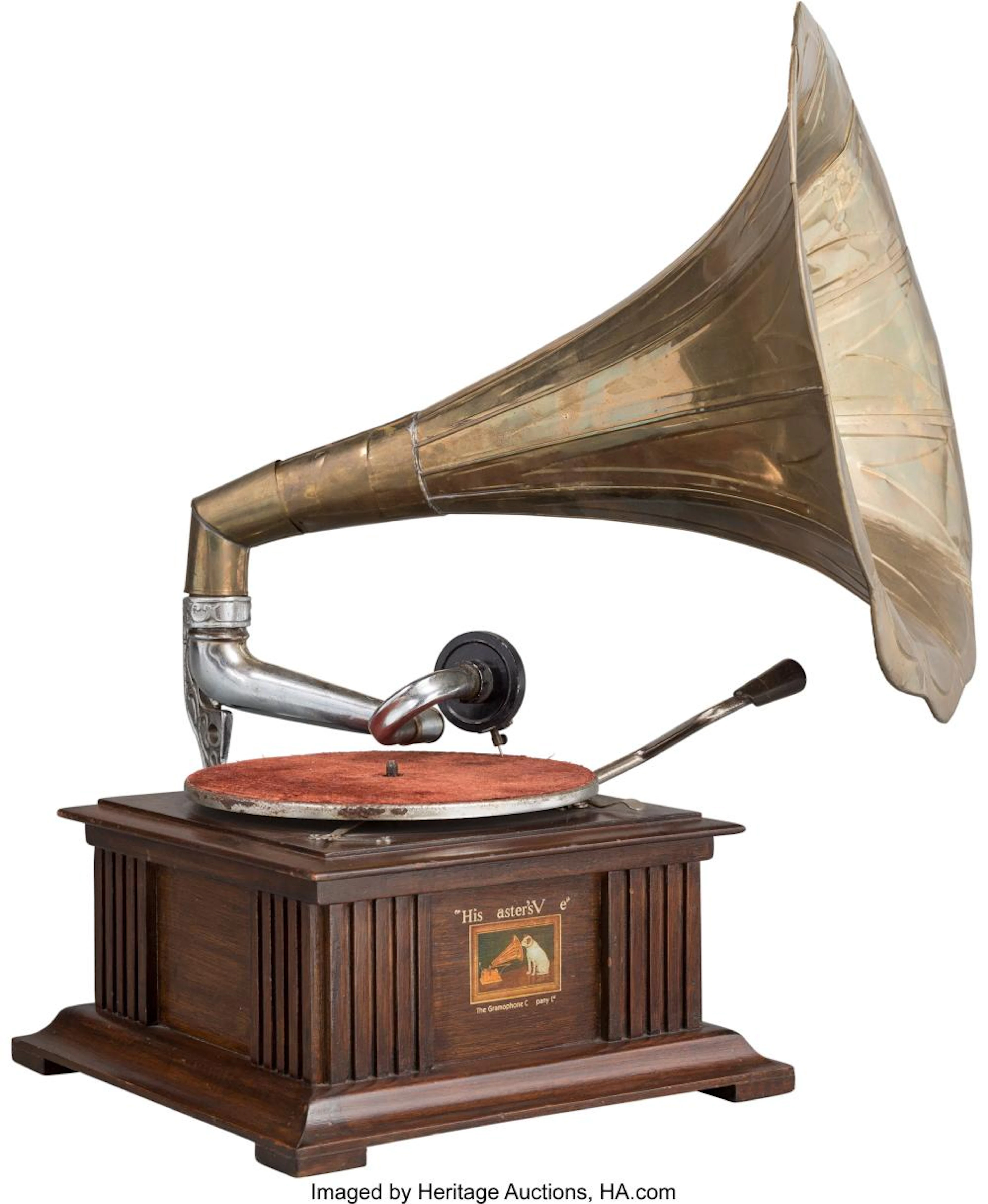 A HIS MASTER'S VOICE GRAMOPHONE, HAYES MIDDLESEX, ENGLAND, EARLY 20TH CENTURY 27