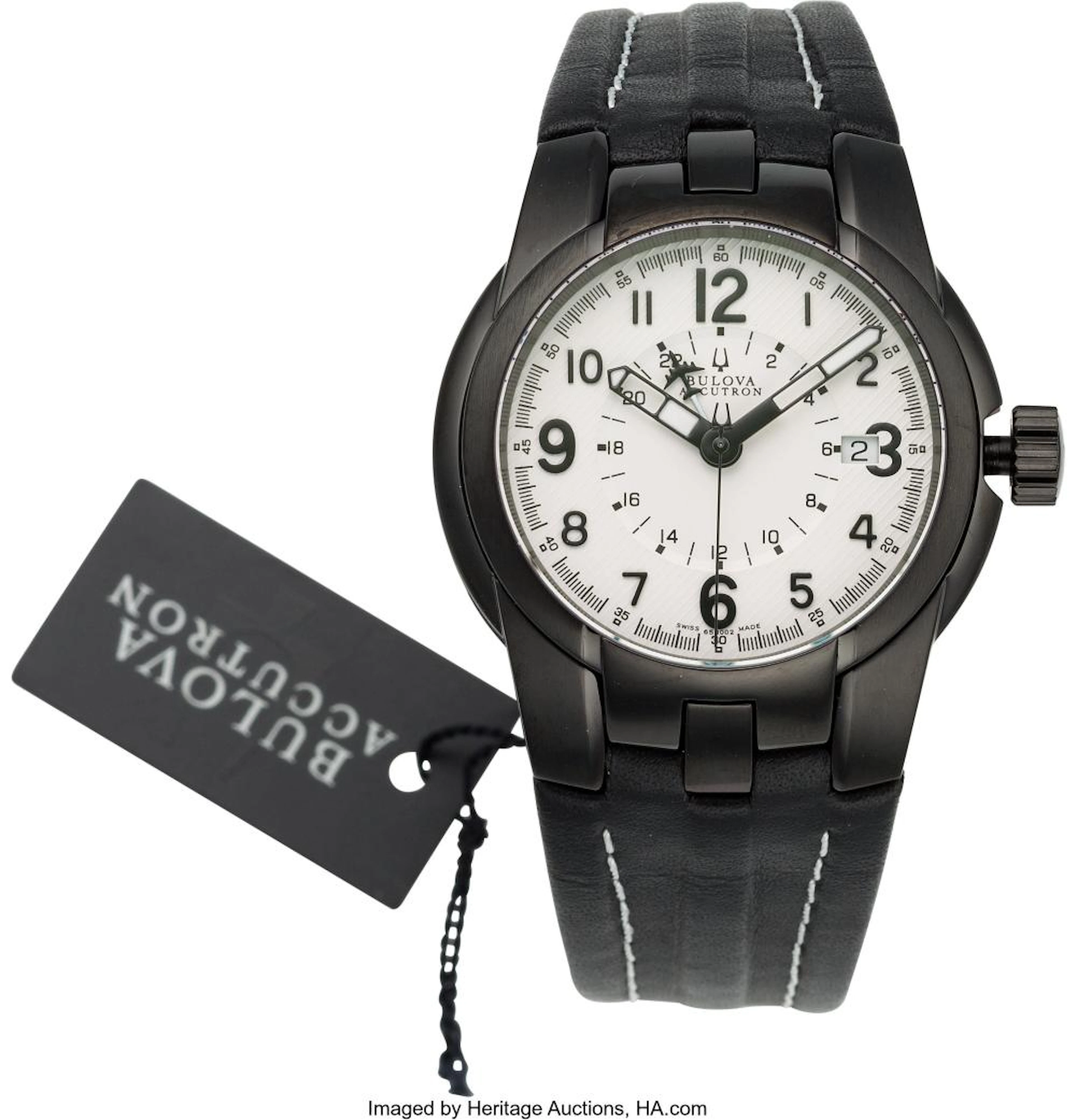 BULOVA ACCUTRON "EAGLE PILOT" MEN'S AUTOMATIC WATCH, BUZZ ALDRIN SIGNATURE MODEL