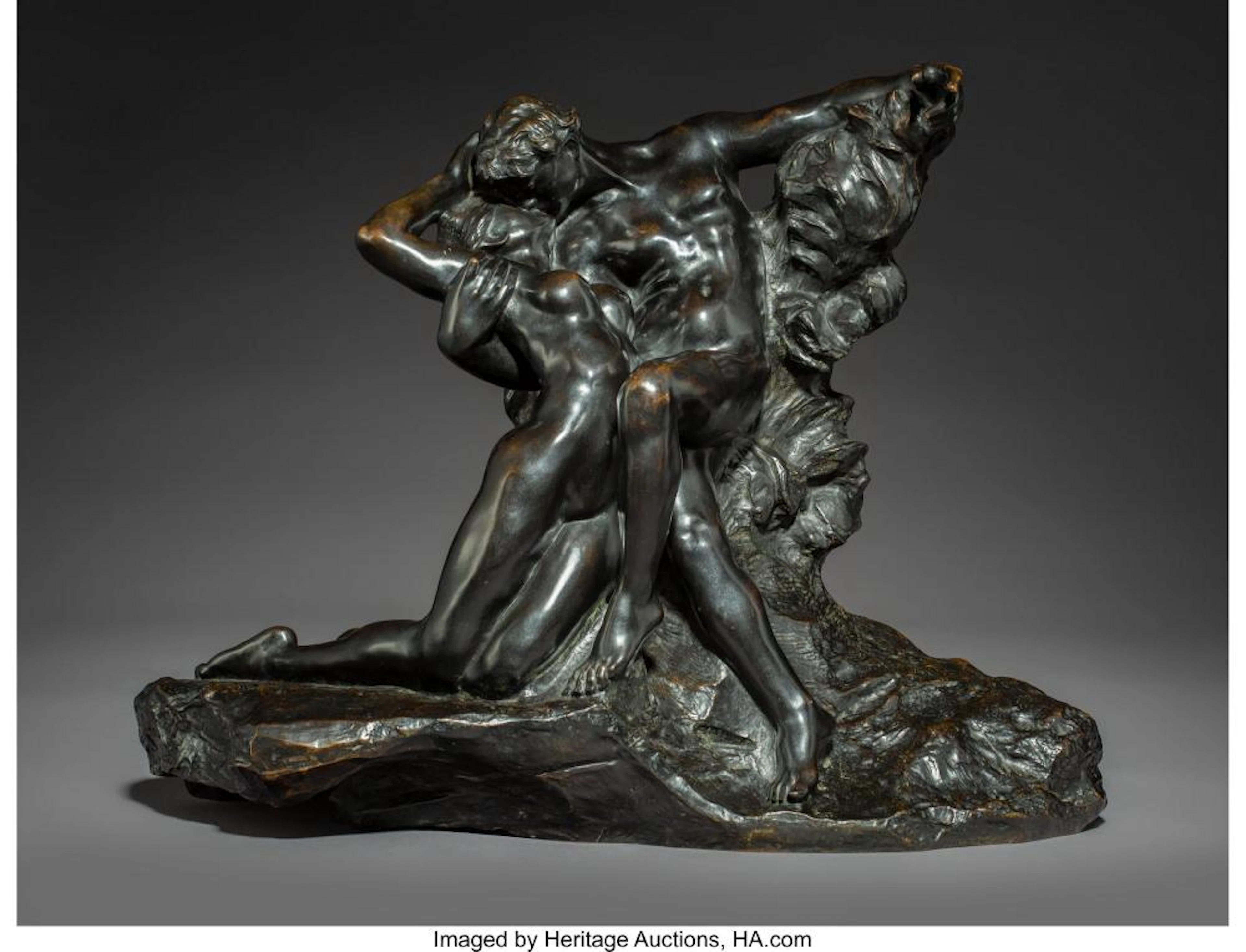 AUGUSTE RODIN (FRENCH, 1840-1917) ÉTERNEL PRINTEMPS, DEUXIÈME ÉTAT, PREMIÈRE RÉD