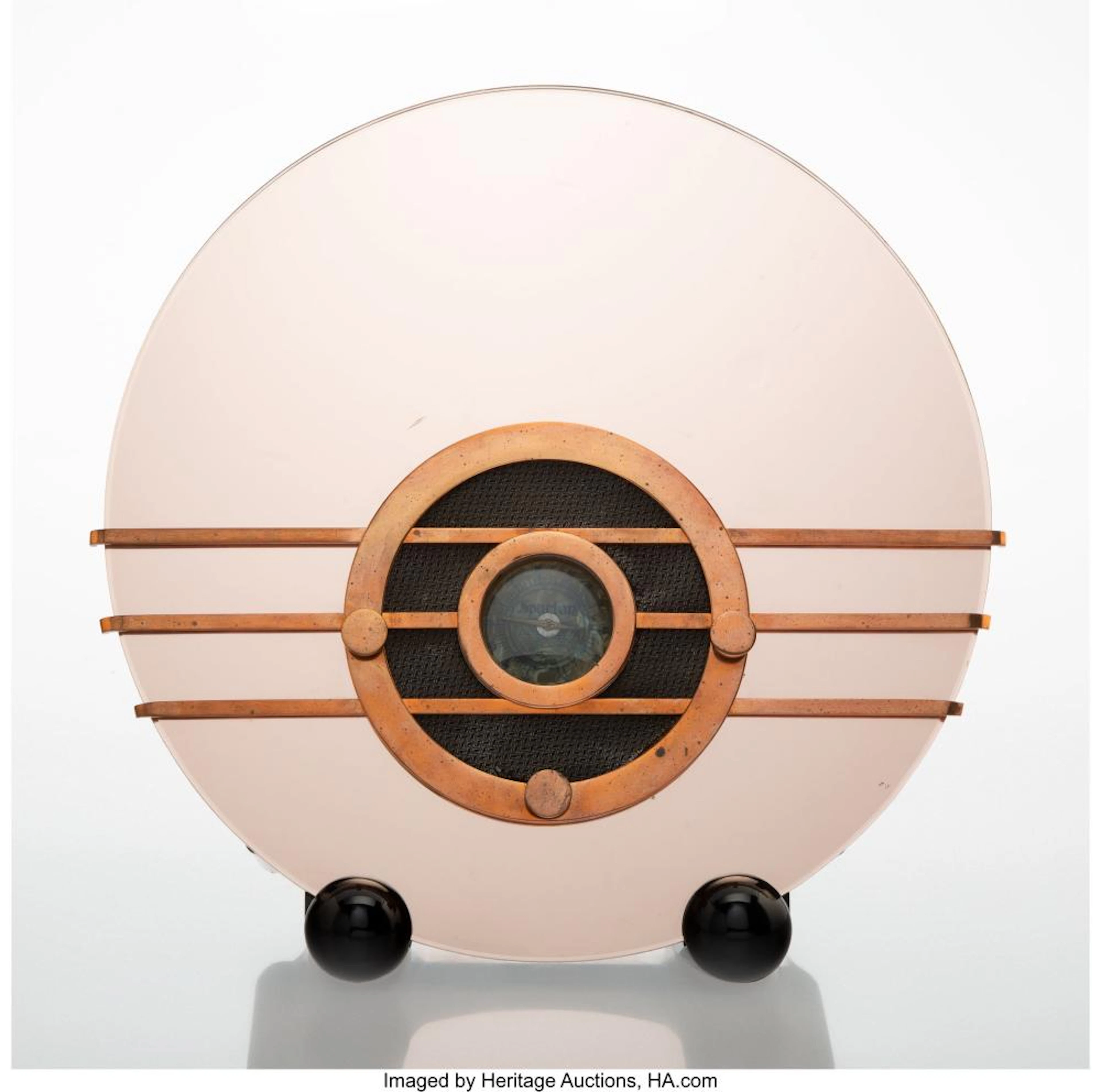 Walter Dorwin Teague (American, 1883-1960) Peachbird Radio (#566), 1935, Sparton
