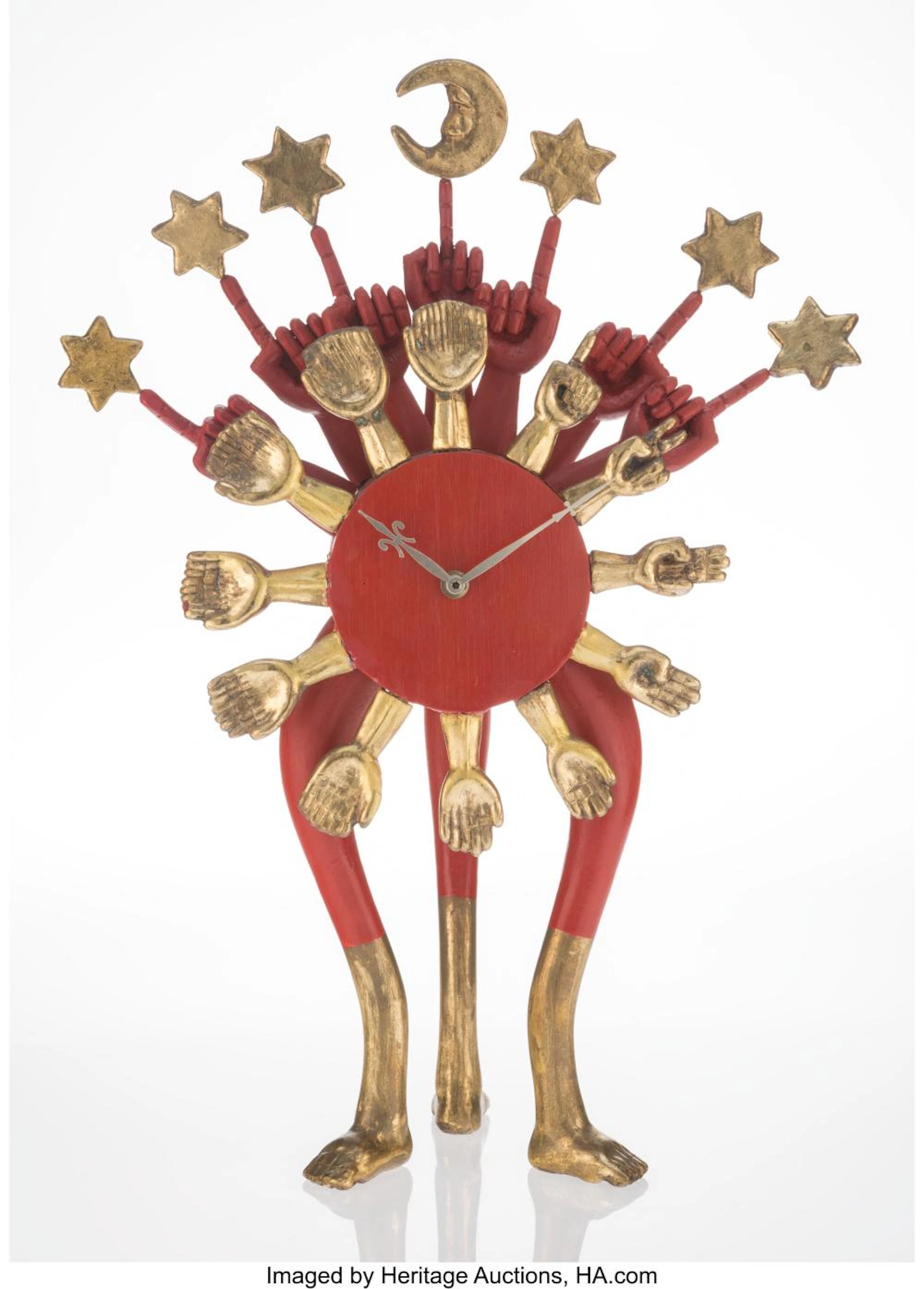 Pedro Friedeberg (Italian/Mexican, b. 1937) Astroecological Clock, circa 1995 Gi