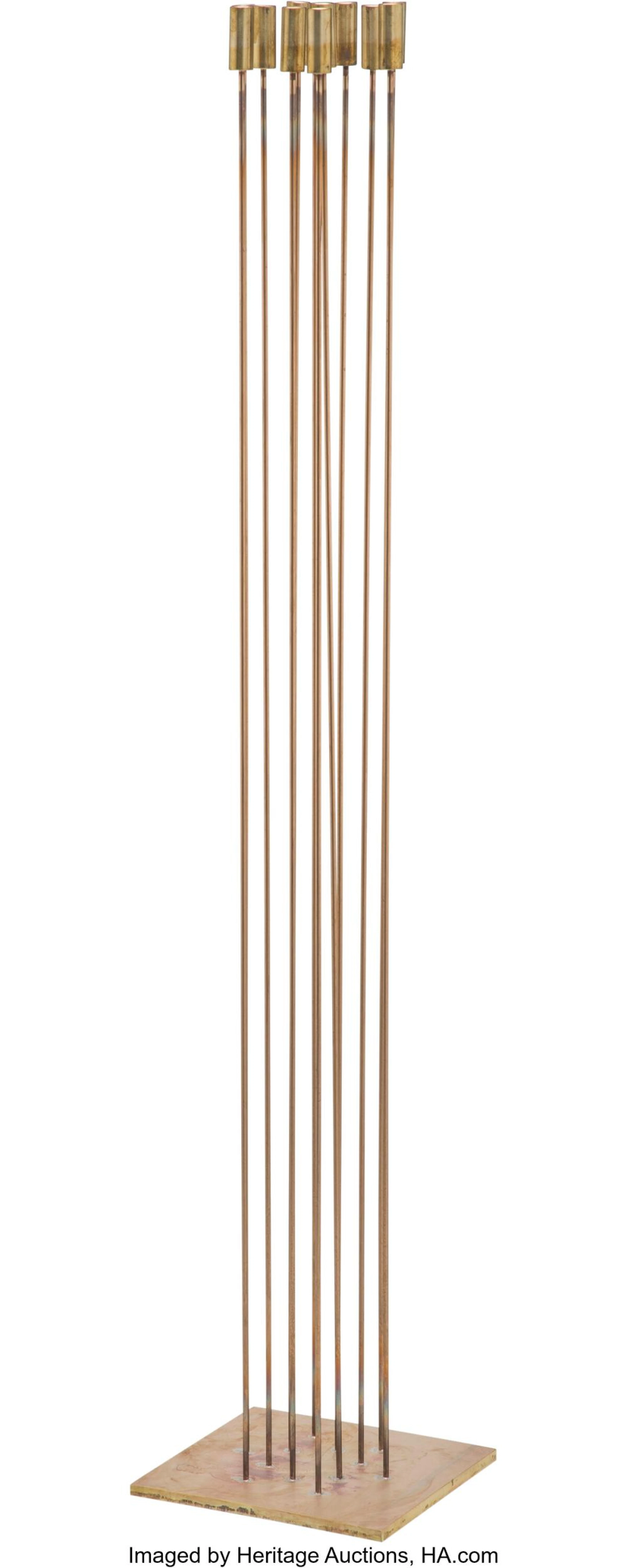 Val Bertoia (American, b. 1949) B-2458 (Tall Star of Sound), 2021 Twelve brass c
