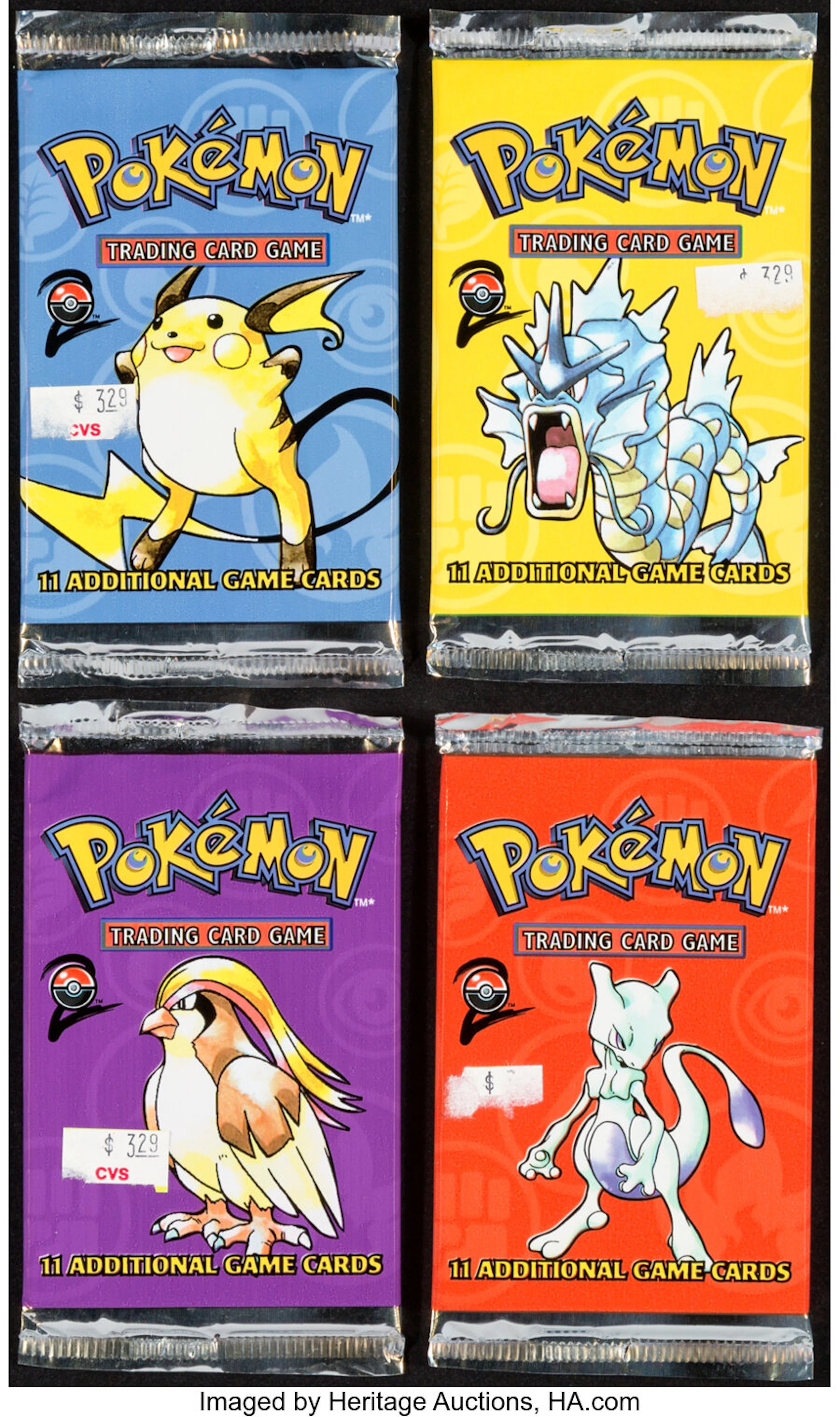 Pokémon Base Set 2 Sealed Booster Packs Group of 4 (Wizards of the Coast