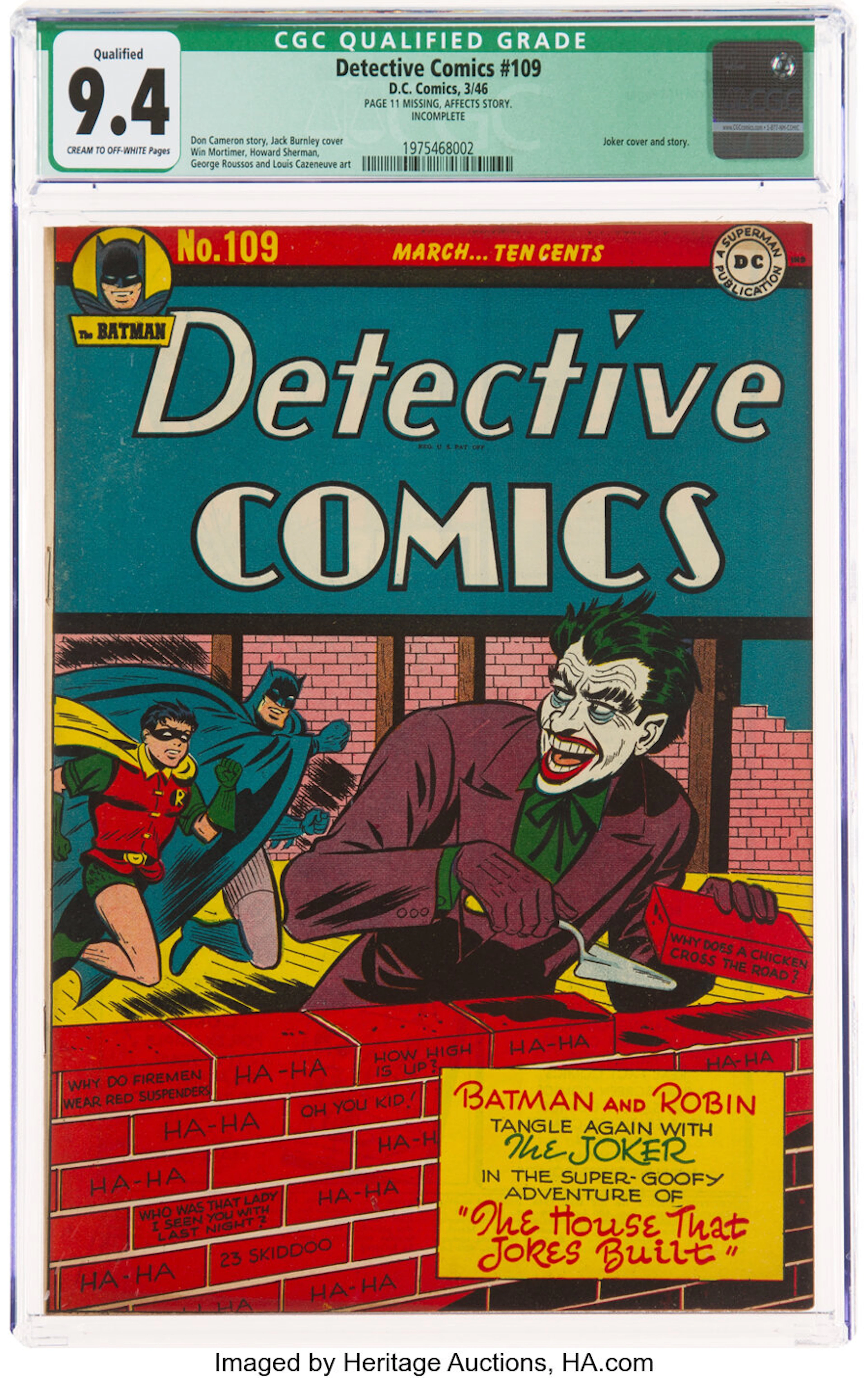 Detective Comics #109