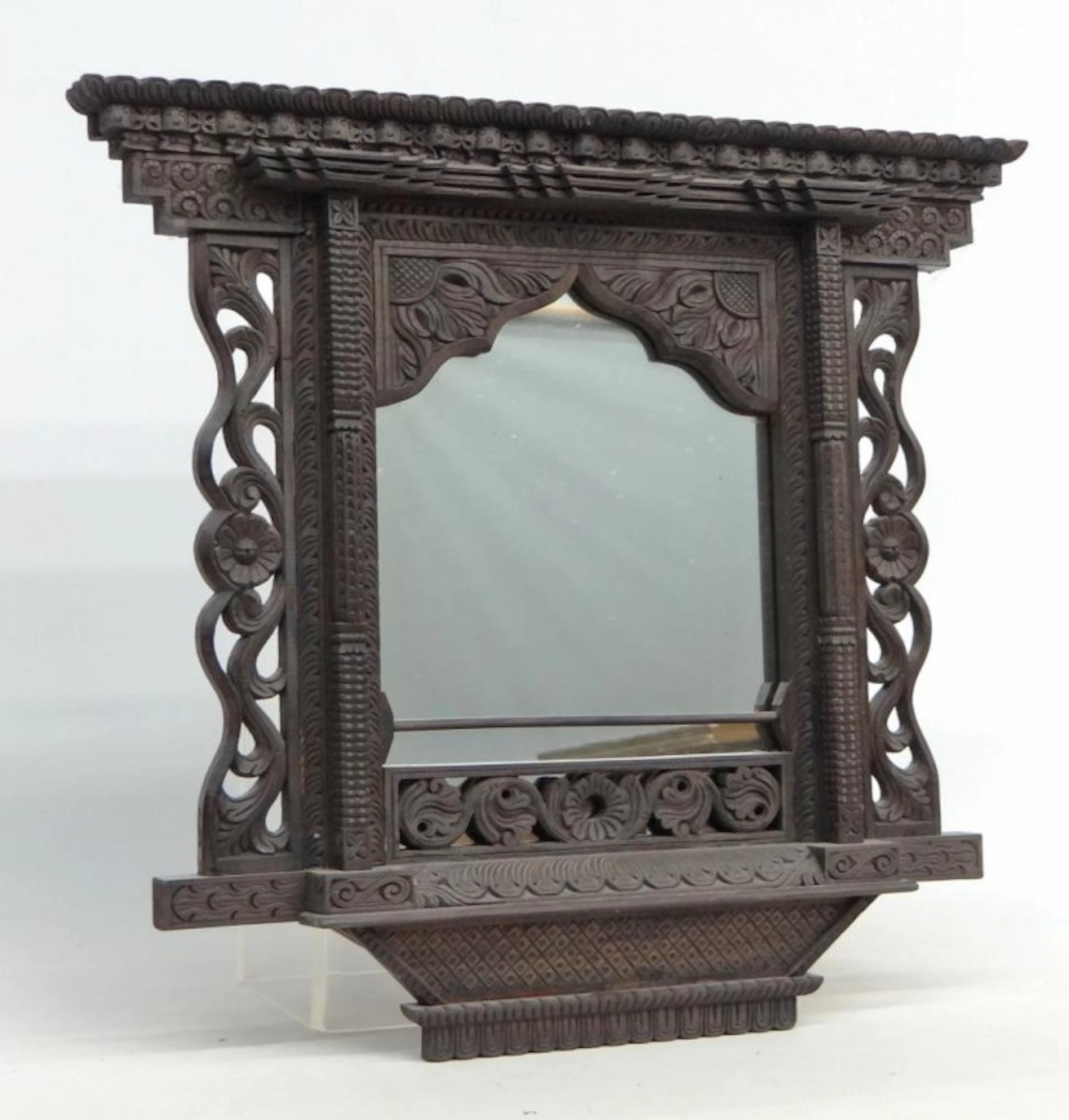 Ethnic Carved Mirror