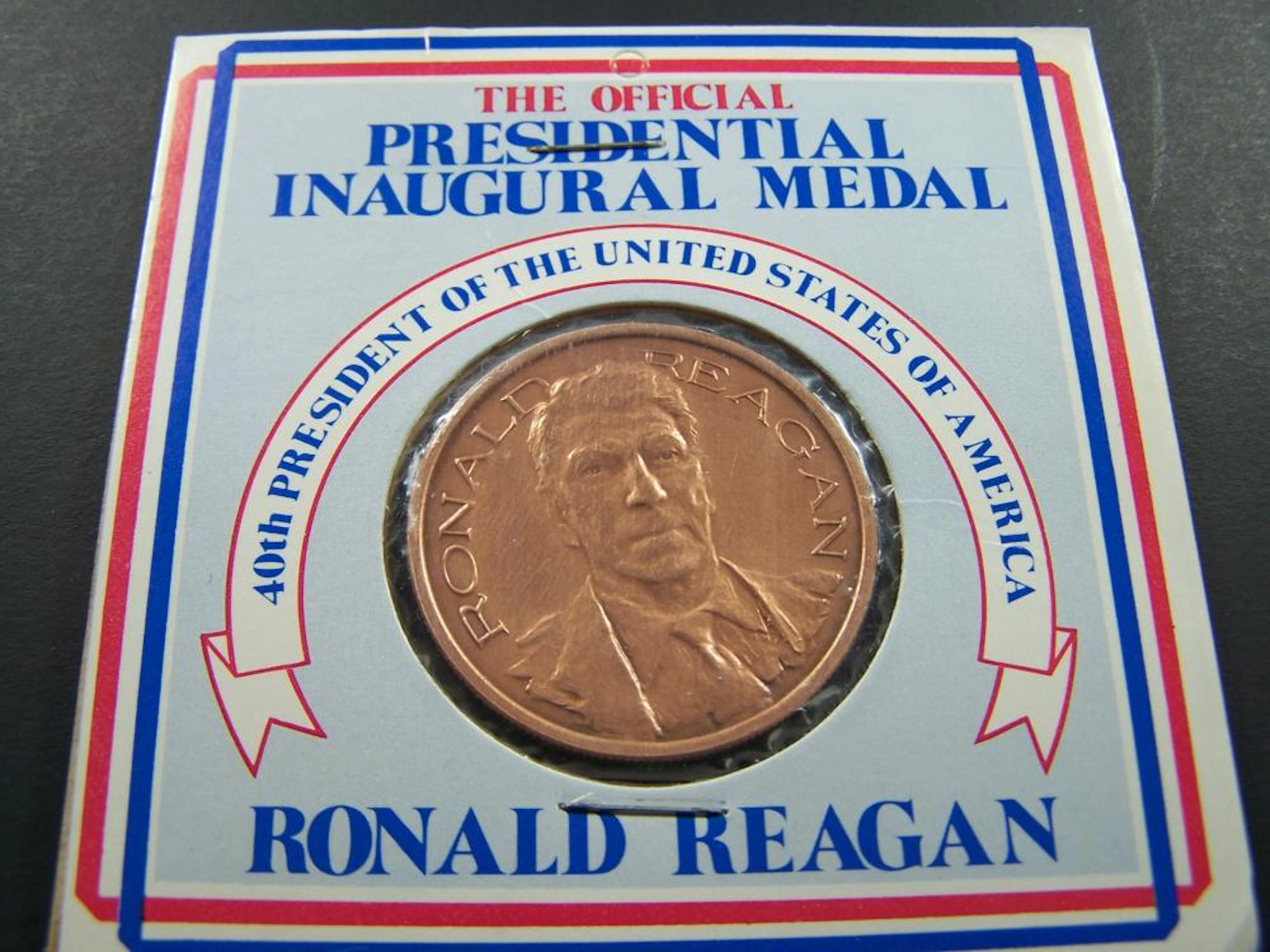 Official Presidential Inaugural Ronald Regan Bronze Medal