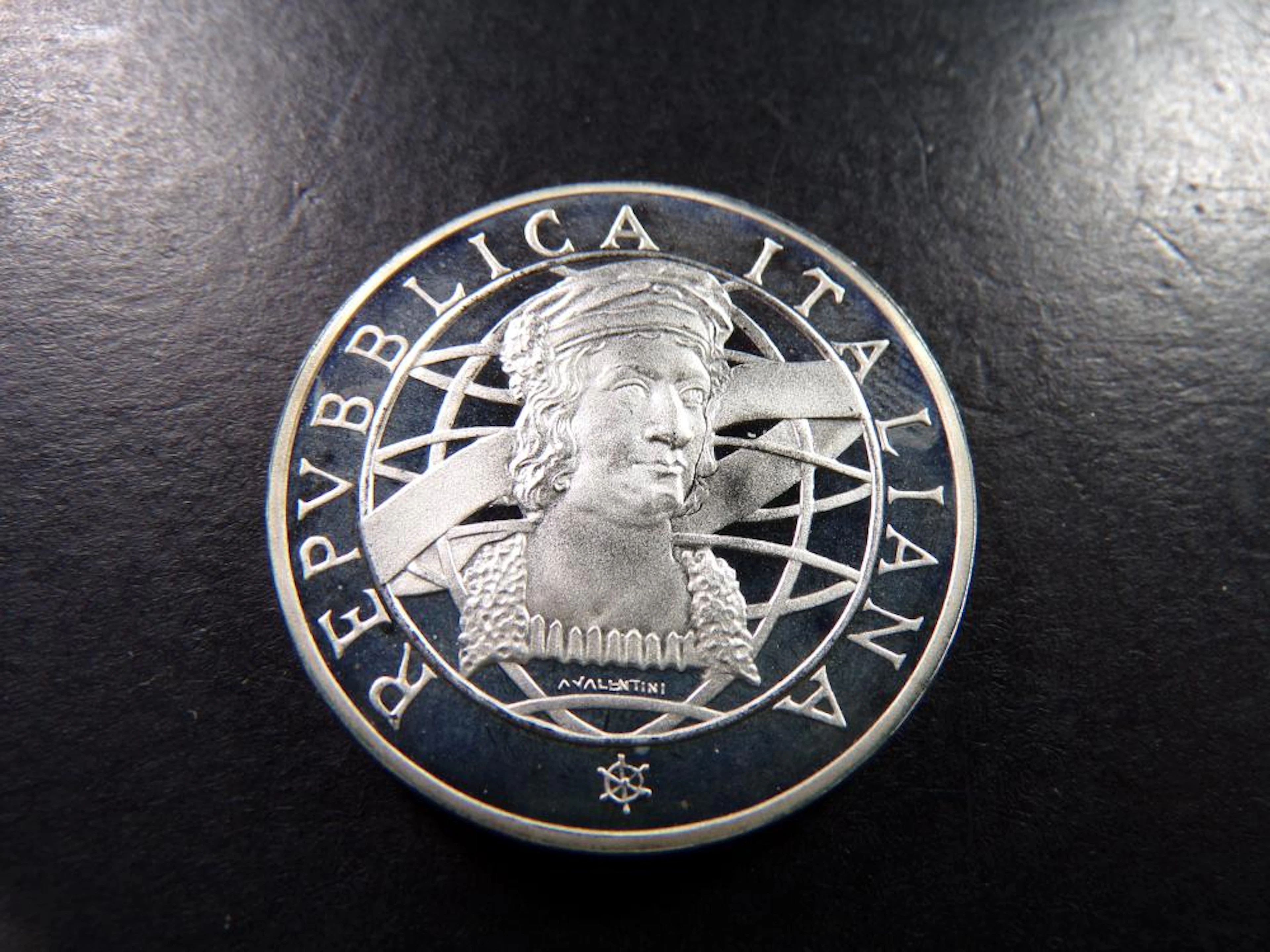 1989 Repubblica Italiana 500 Lire Centenario Della Scoperta Dell`America Coi
