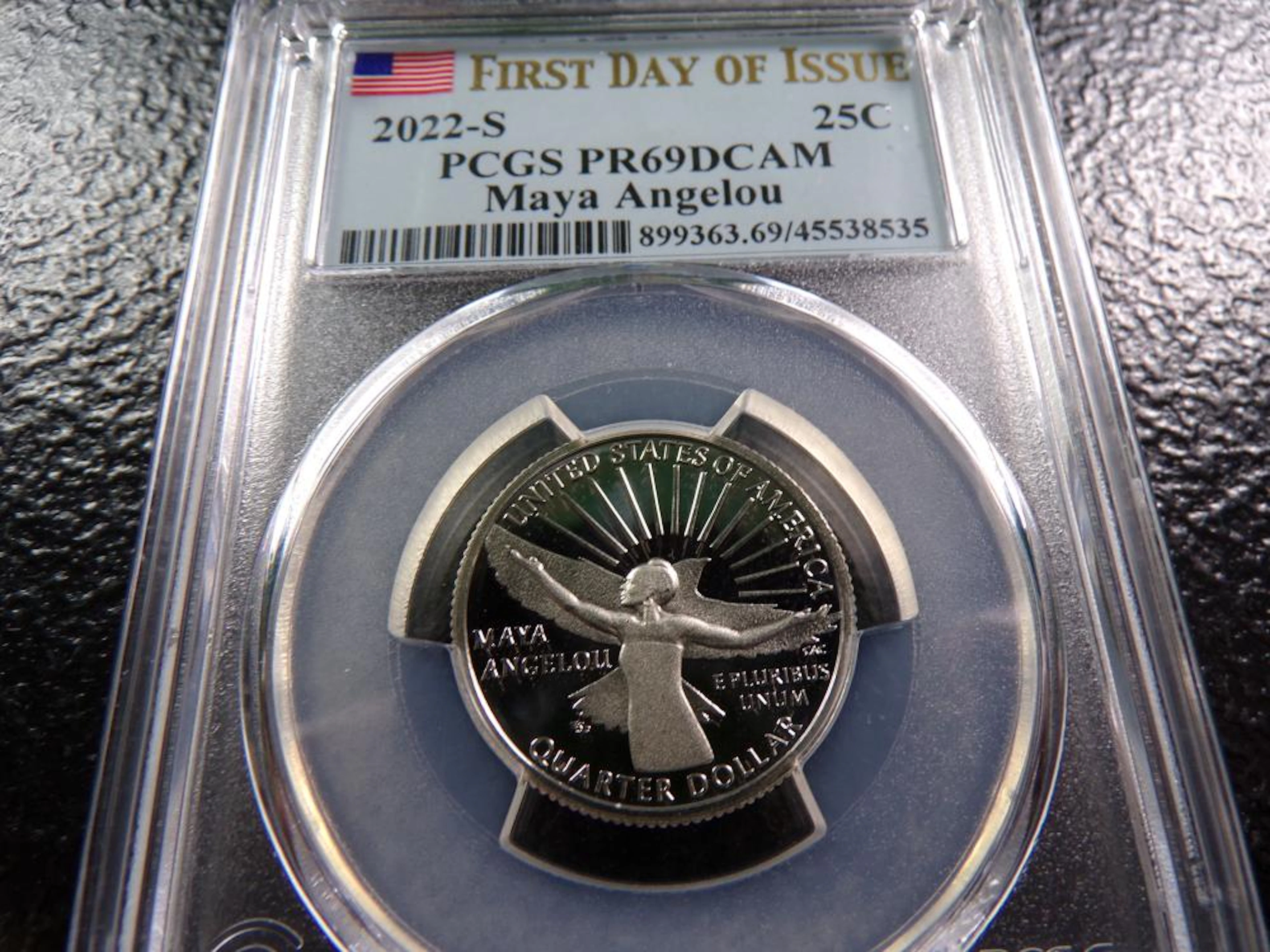 2022-S PROOF Maya Angelou Quarter - PCGS PR69 DCAM