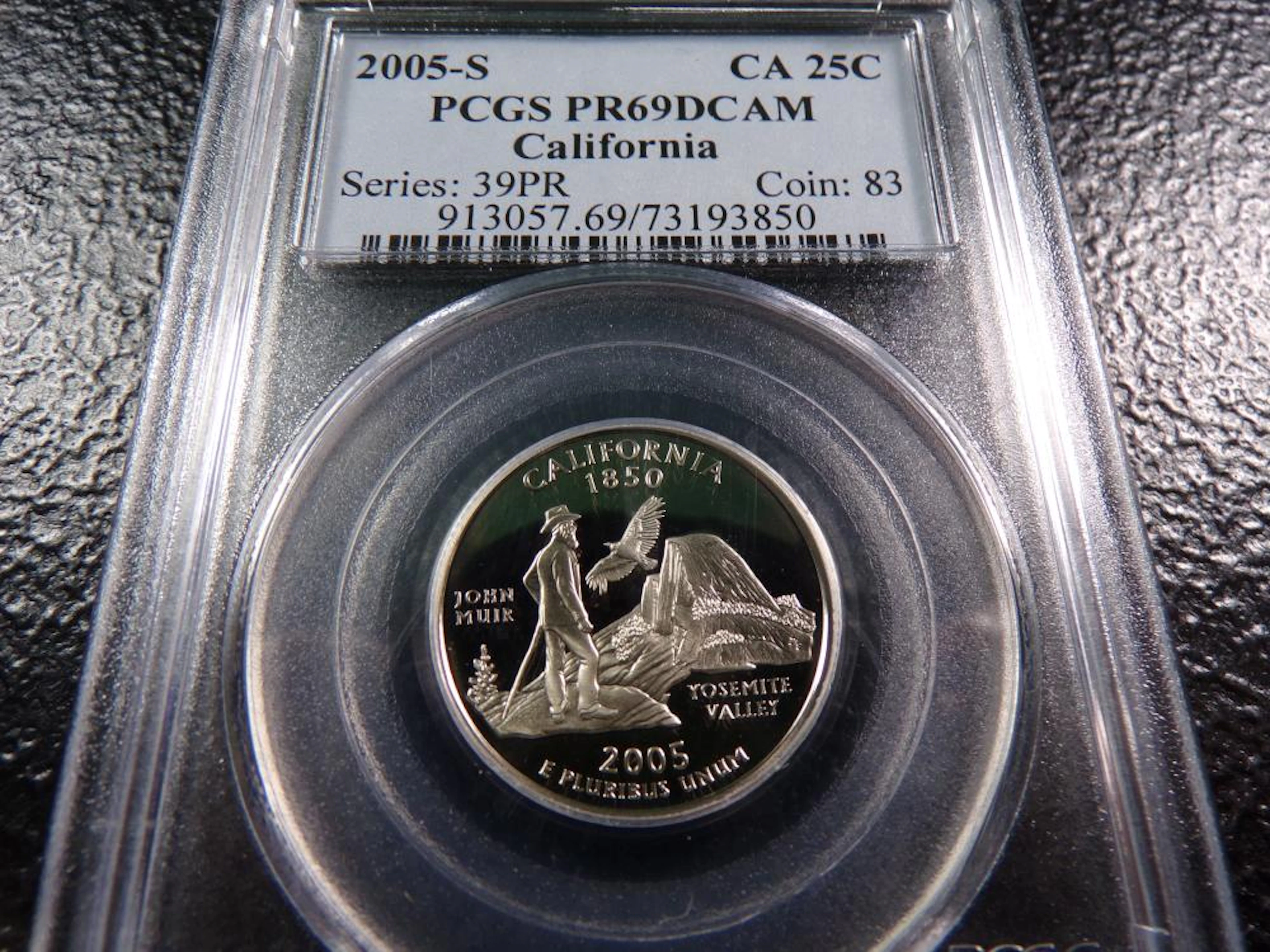 2005-S PROOF California Statehood Quarter - PCGS PR69 DCAM