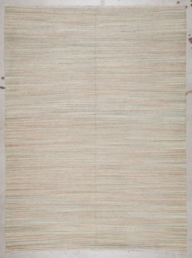 Modern Mid Century Style Kilim: 7'1'' x 9'8'' (216 x 295 cm)