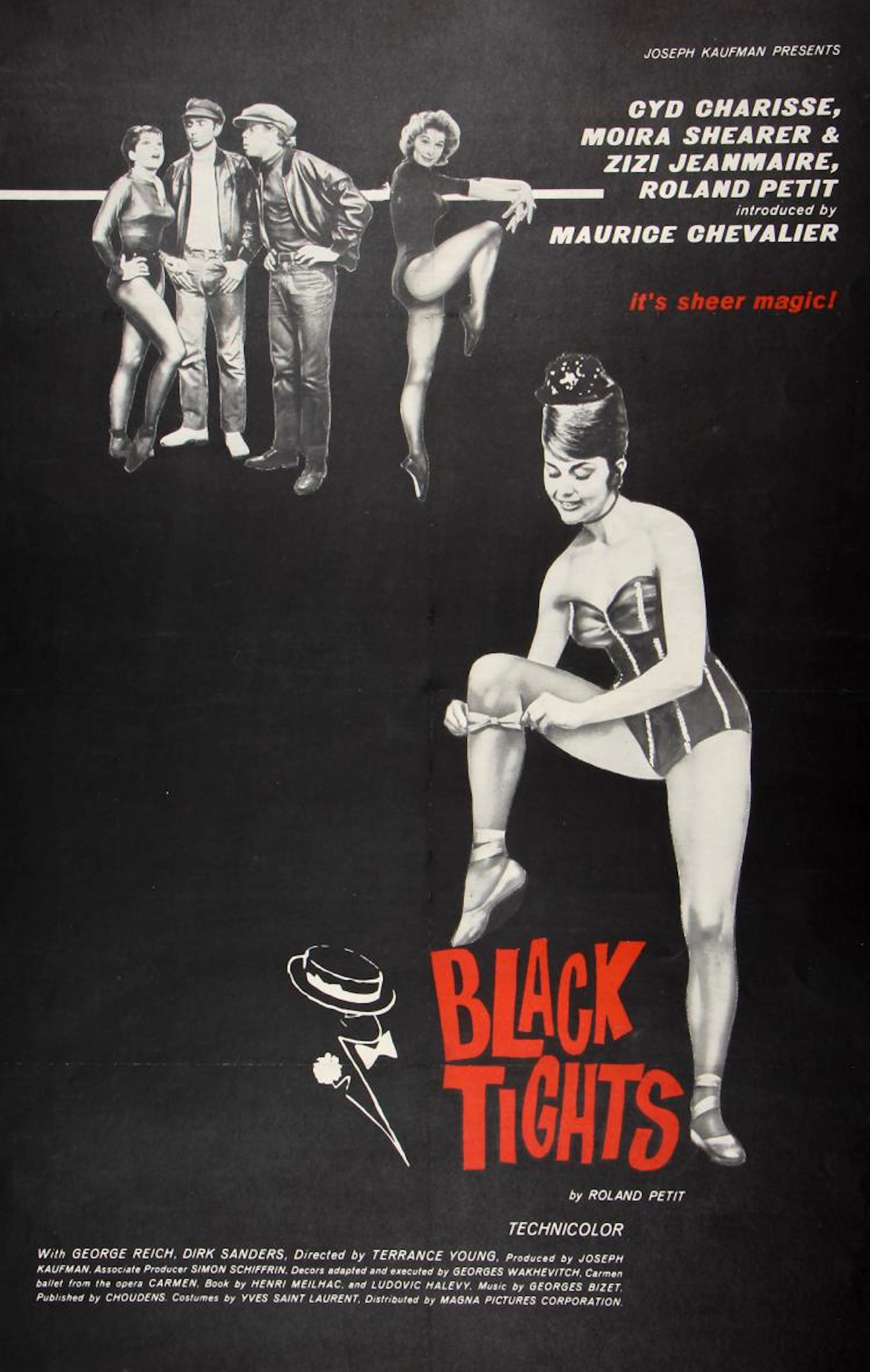 Period Film Poster, "Black Tights"