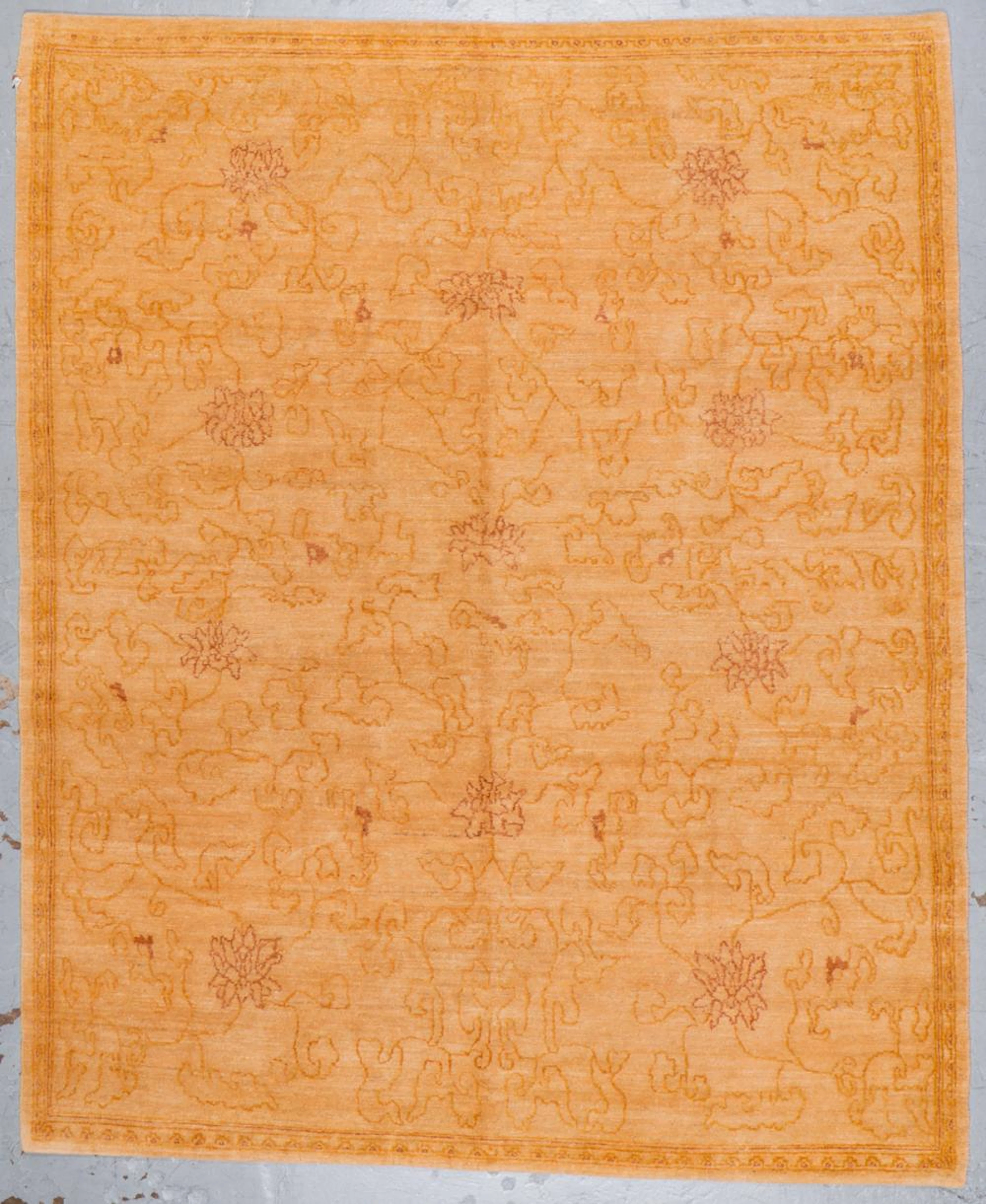 Nepali Oushak Rug: 8'1'' x 9'8''