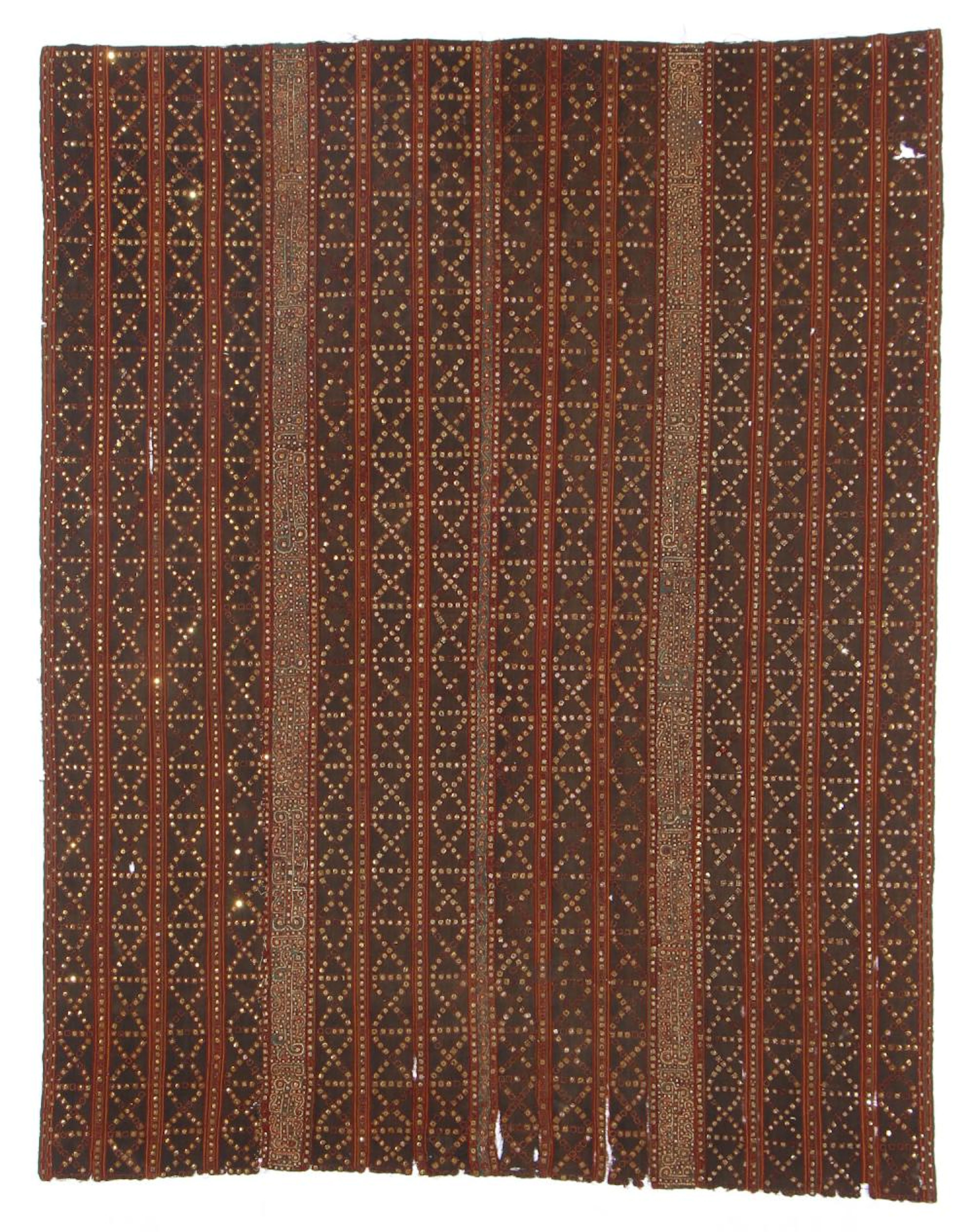Antique Indonesian Woman's Ceremonial "Tapis Kaca"
