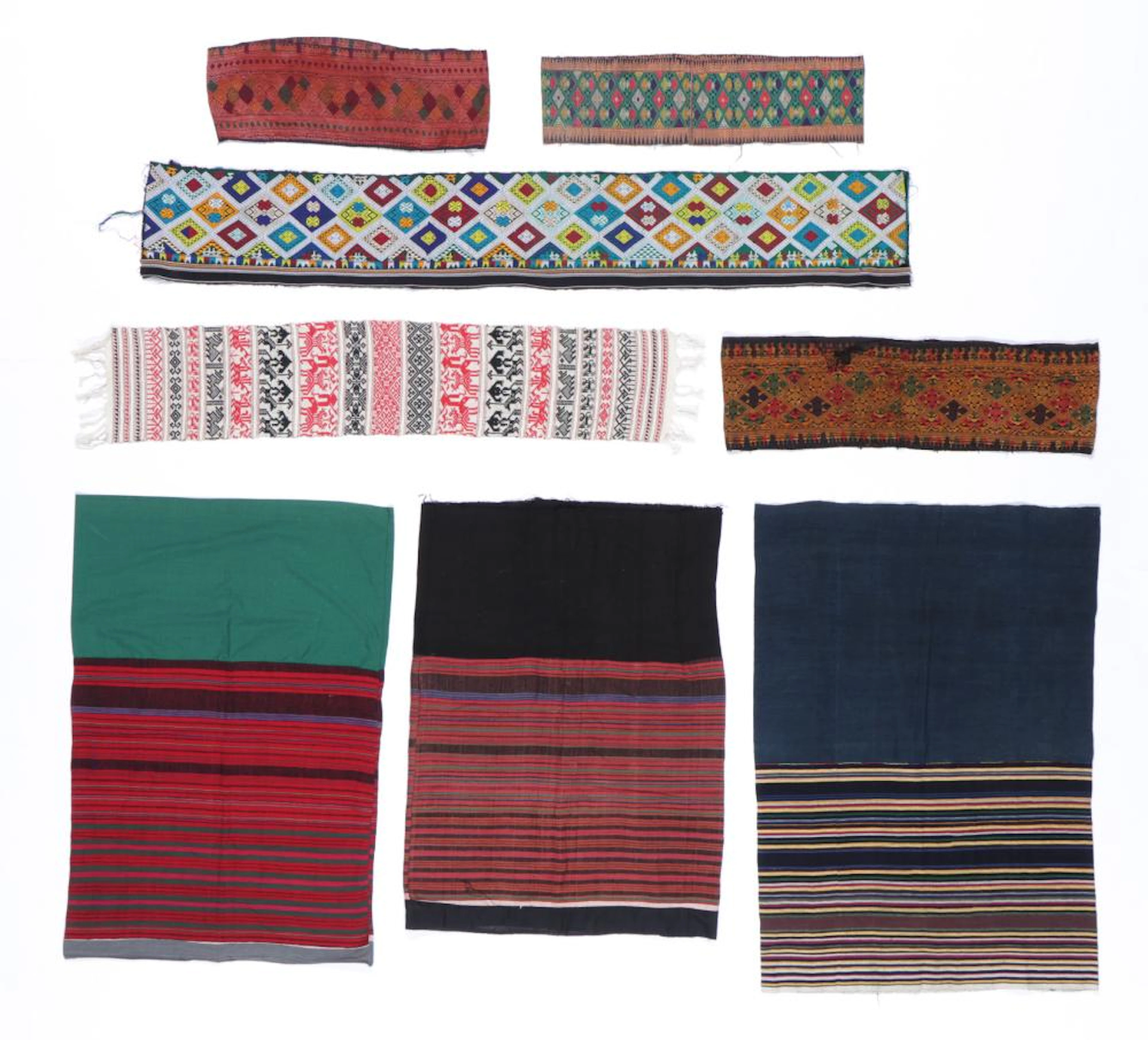 Collection of 7 Ethnographic Woven Textiles