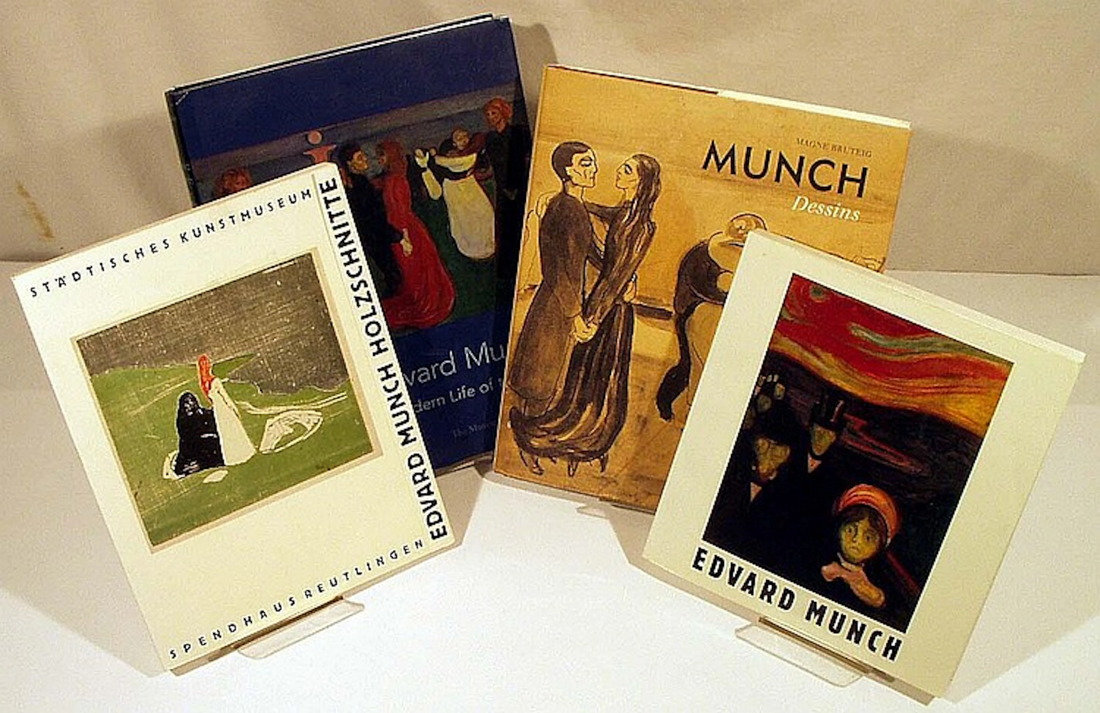 4V Drawings Painting Photography EDVARD MUNCH EXHIBITION CATALOGS Woodcuts